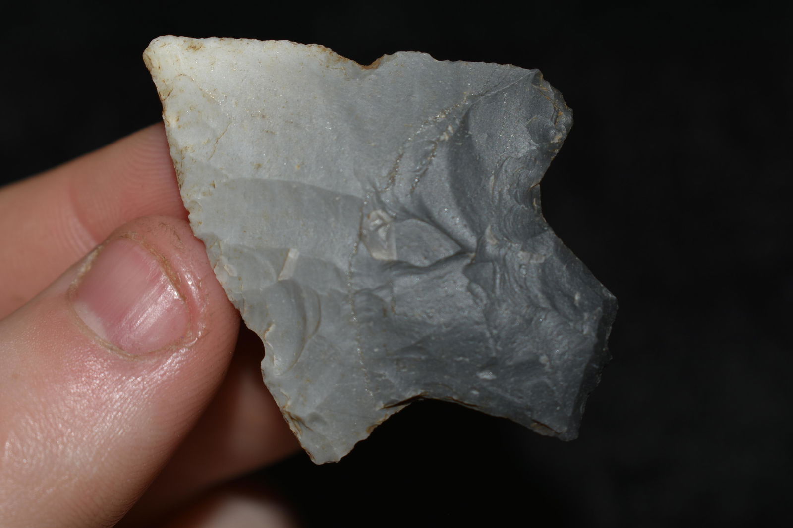 1 7/8" Novaculite Gary found in SE Arkansas Authentic (1 of 4)