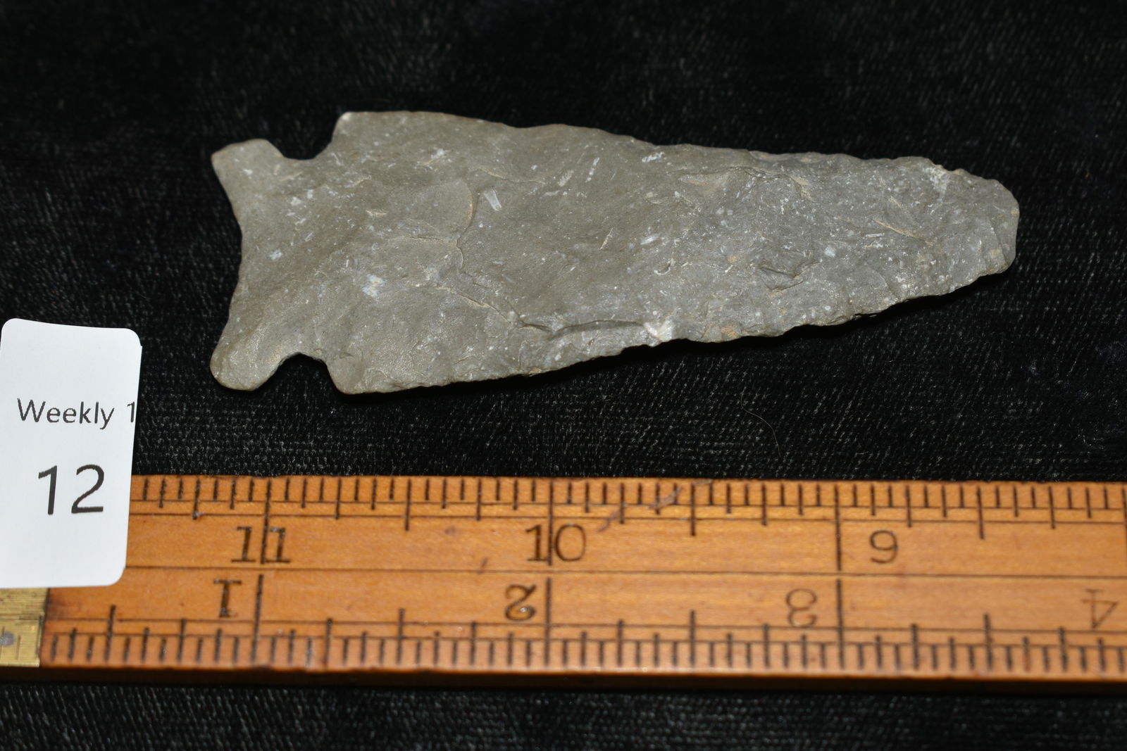 3" Hickory Ridge Nebraska, Native American Arrowhead (1 of 3)