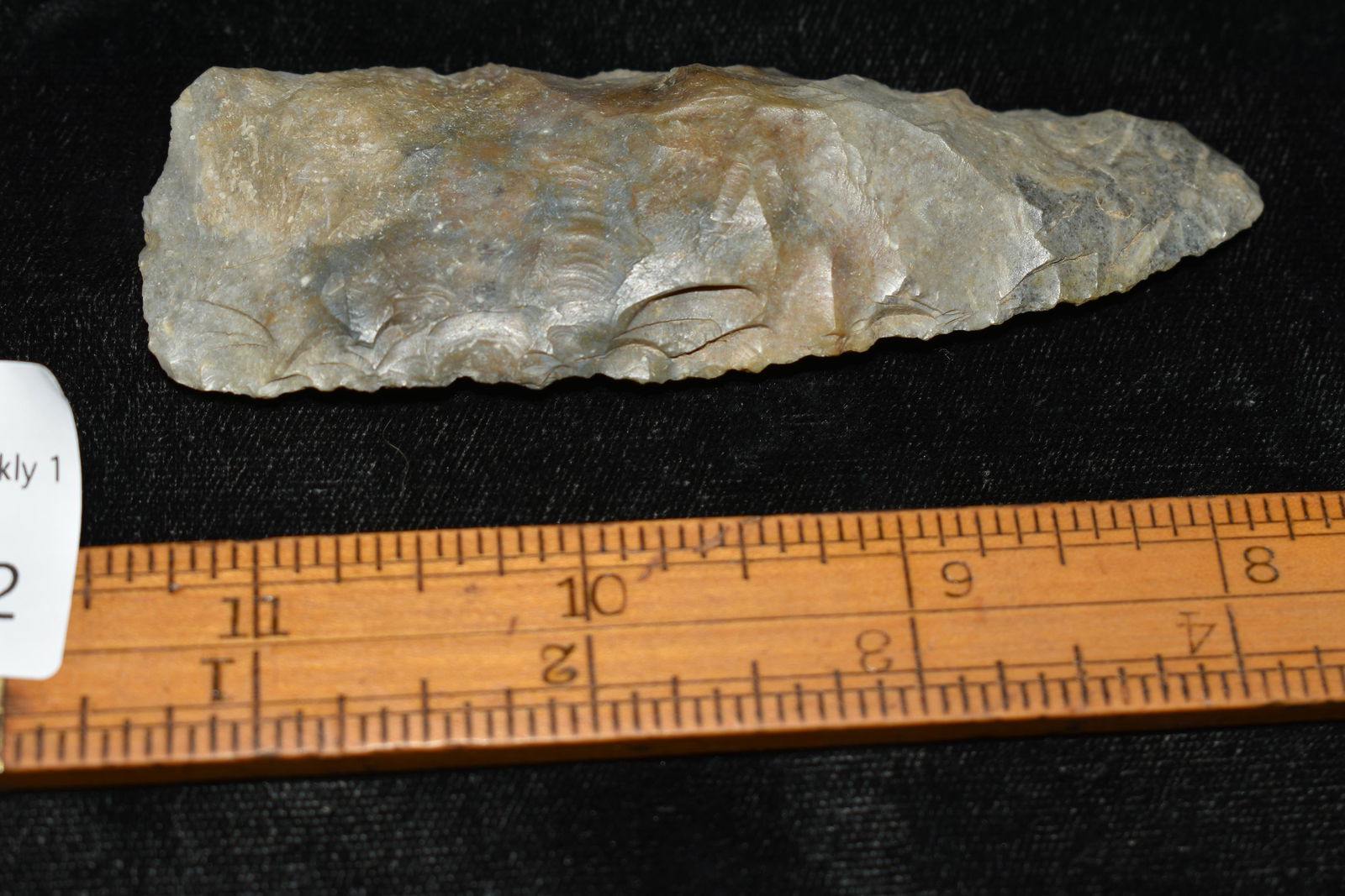 4" Very Nice Early Archaic Square Base Blade Knox (1 of 3)