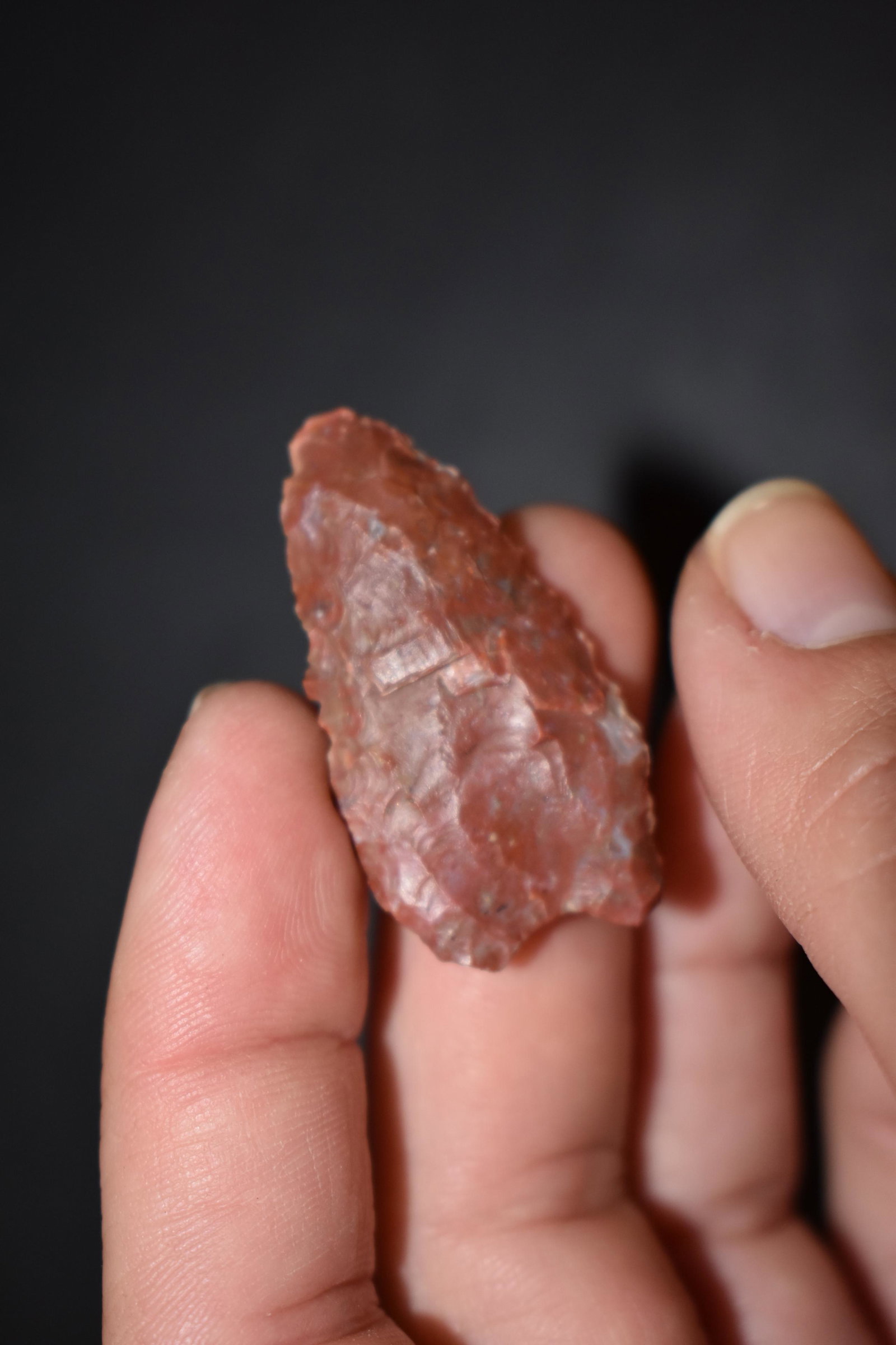 1 3/4" Fluted Paleo F.B. Found by Jess Jordan in OK, (1 of 3)