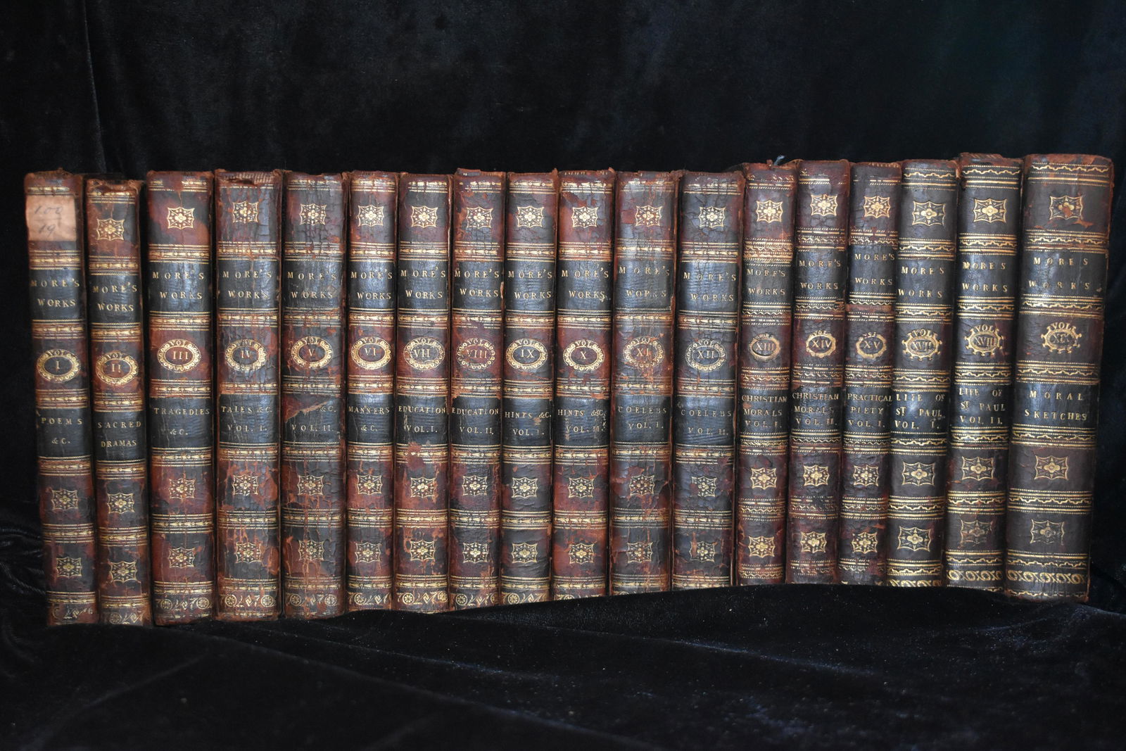 Moore's Works 18 Volumes 1809 by Hannah Moore (1 of 3)