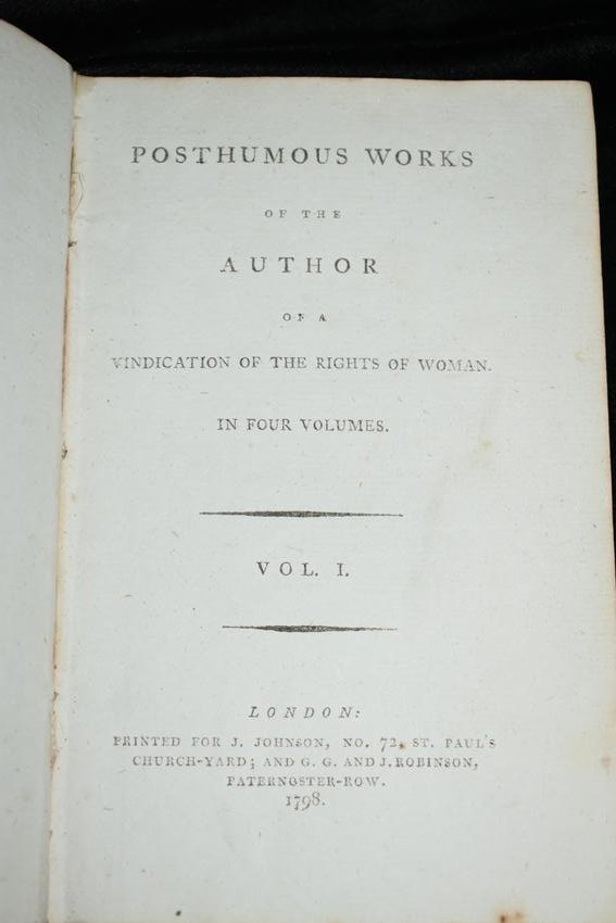 Godwin's Works 1st Ed 1798 Shelley Wollstonecraft (1 of 5)