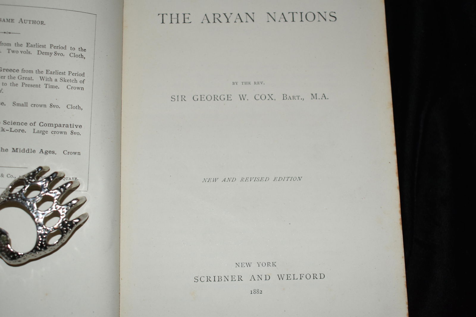 THE MYTHOLOGY of the ARYAN NATIONS 1882 by Sir George (1 of 2)