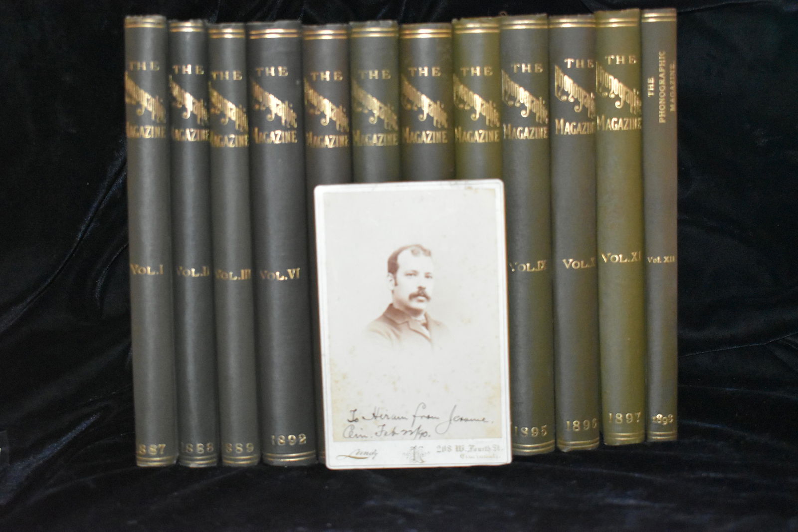 The Phonographic Magazine 1-12 & Signed Photo 1887 (1 of 8)