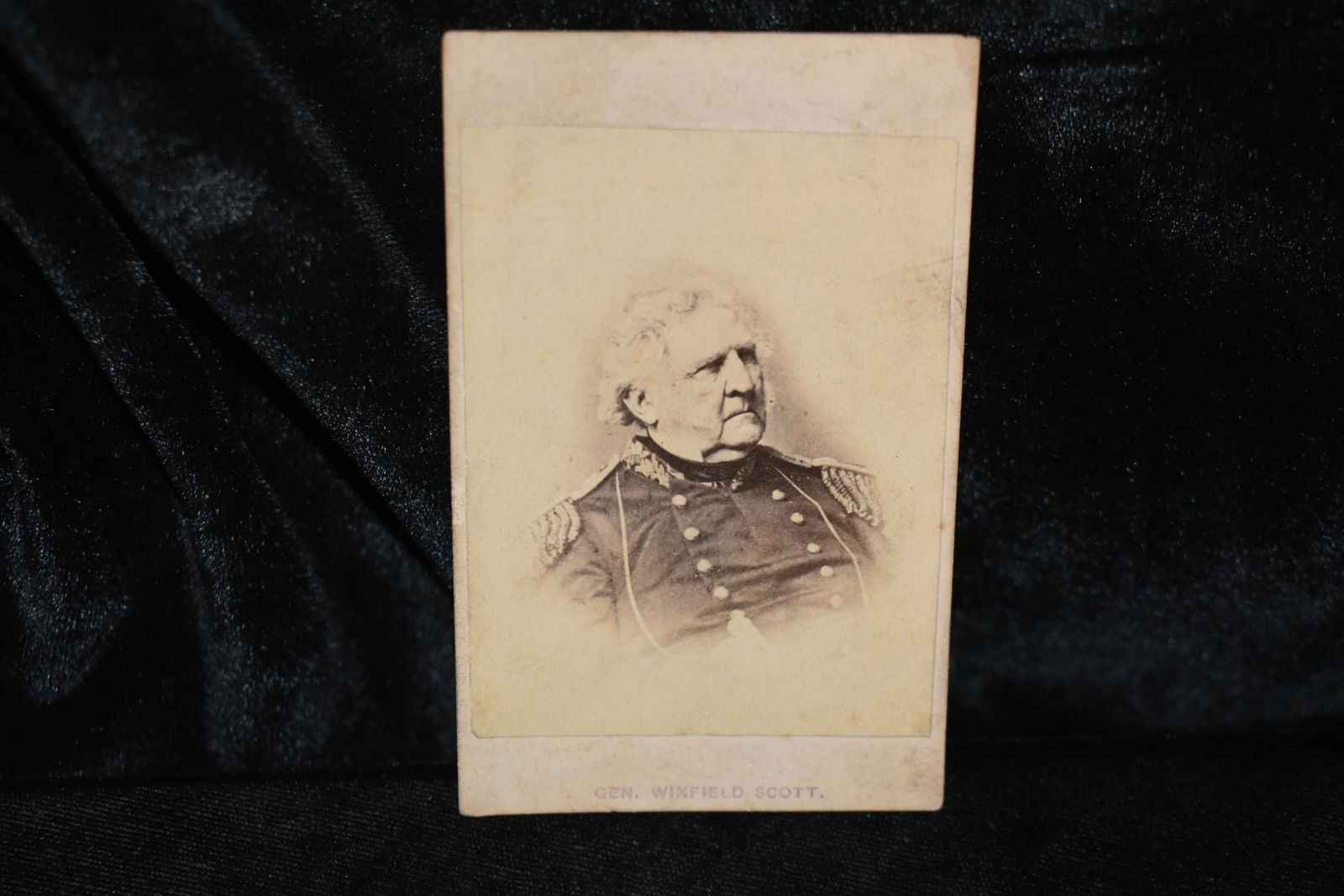 Antique 1860's CDV General Winfield Scott Civil War Era (1 of 4)