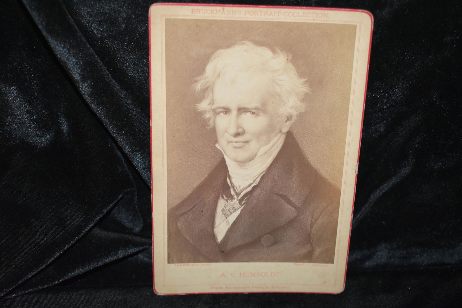 A. V. Humboldt Cabinet Card Portrait 1895 (1 of 3)