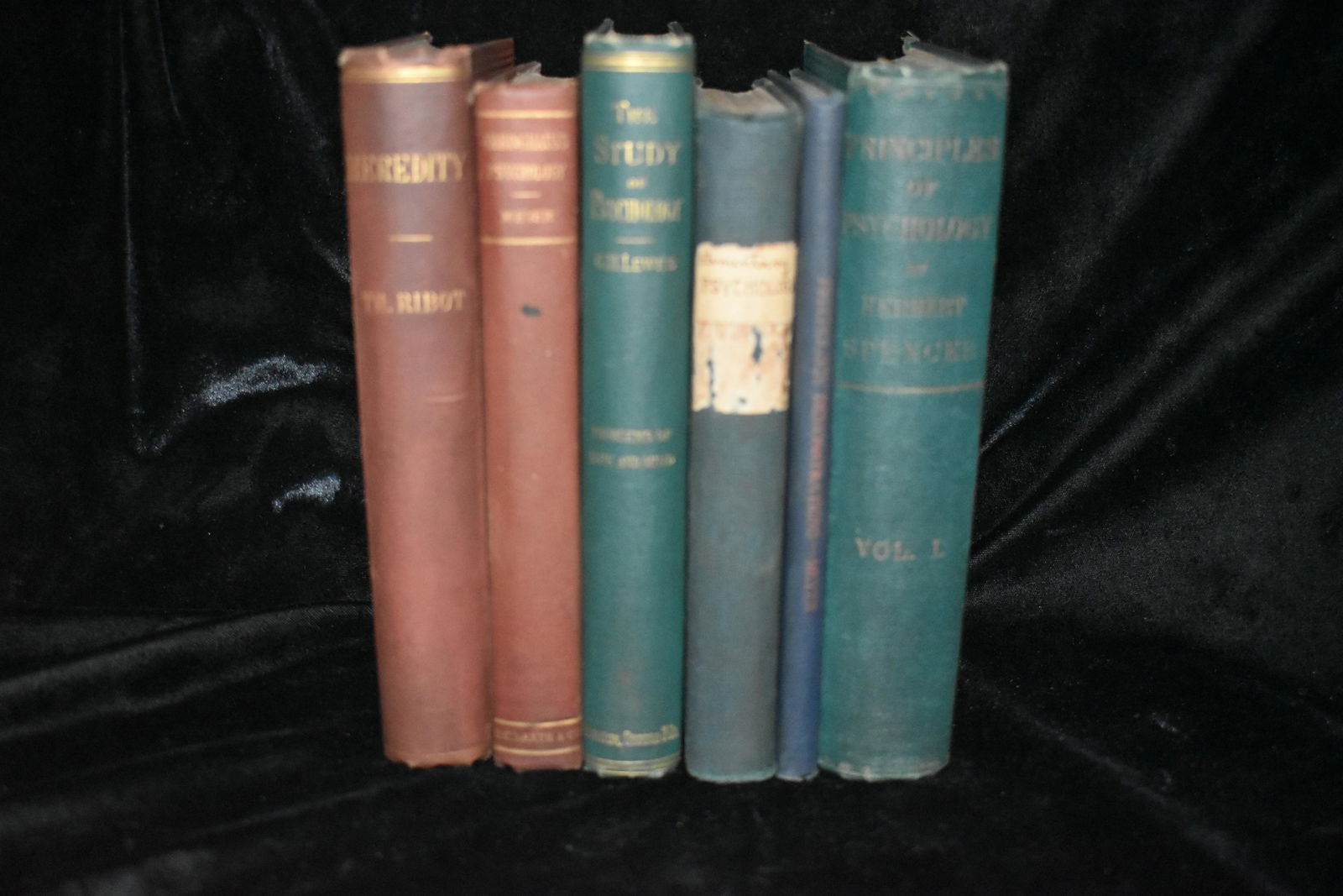6 Antique Psychology Books 1874-1922 (1 of 3)