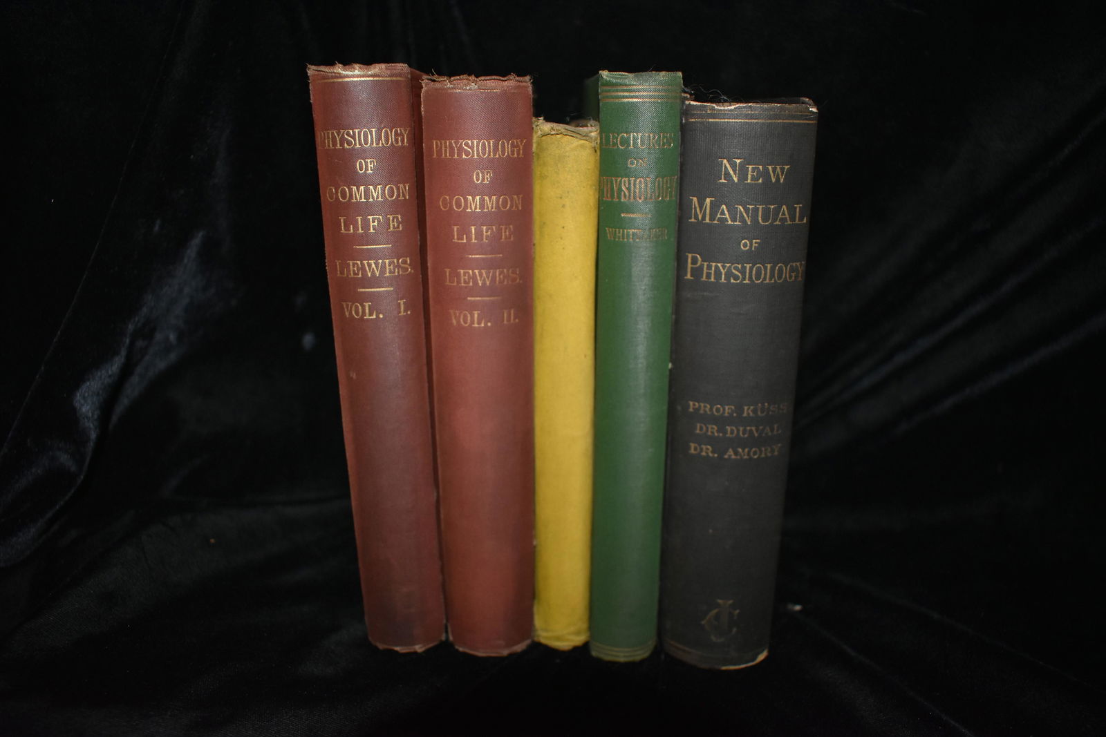 5 Physiology Books from the 1800's (1 of 3)