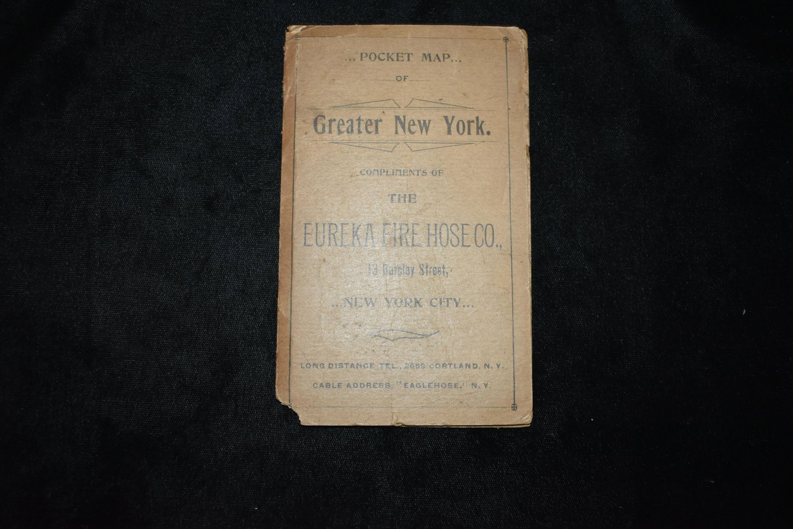 Pocket Map of Greater New York 1898 (1 of 3)
