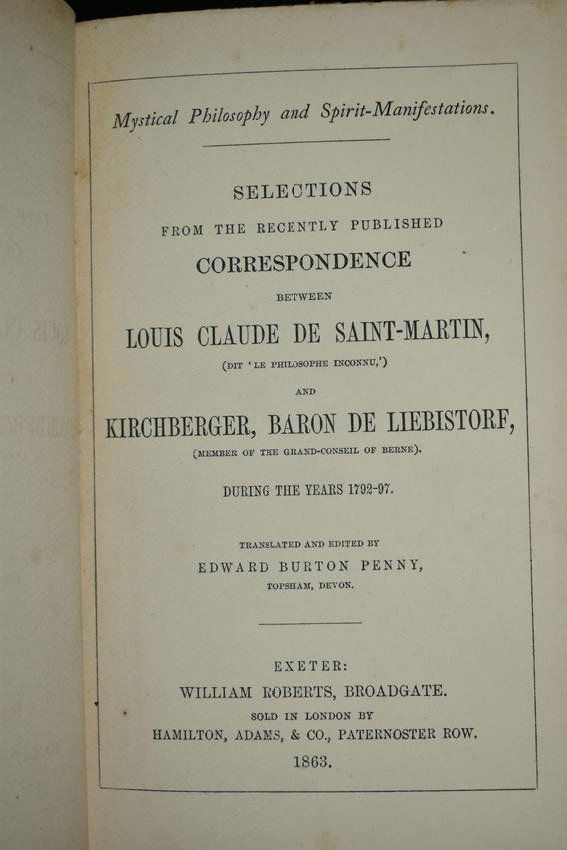 Spirit Manifestations 1863 1st Ed (1 of 4)