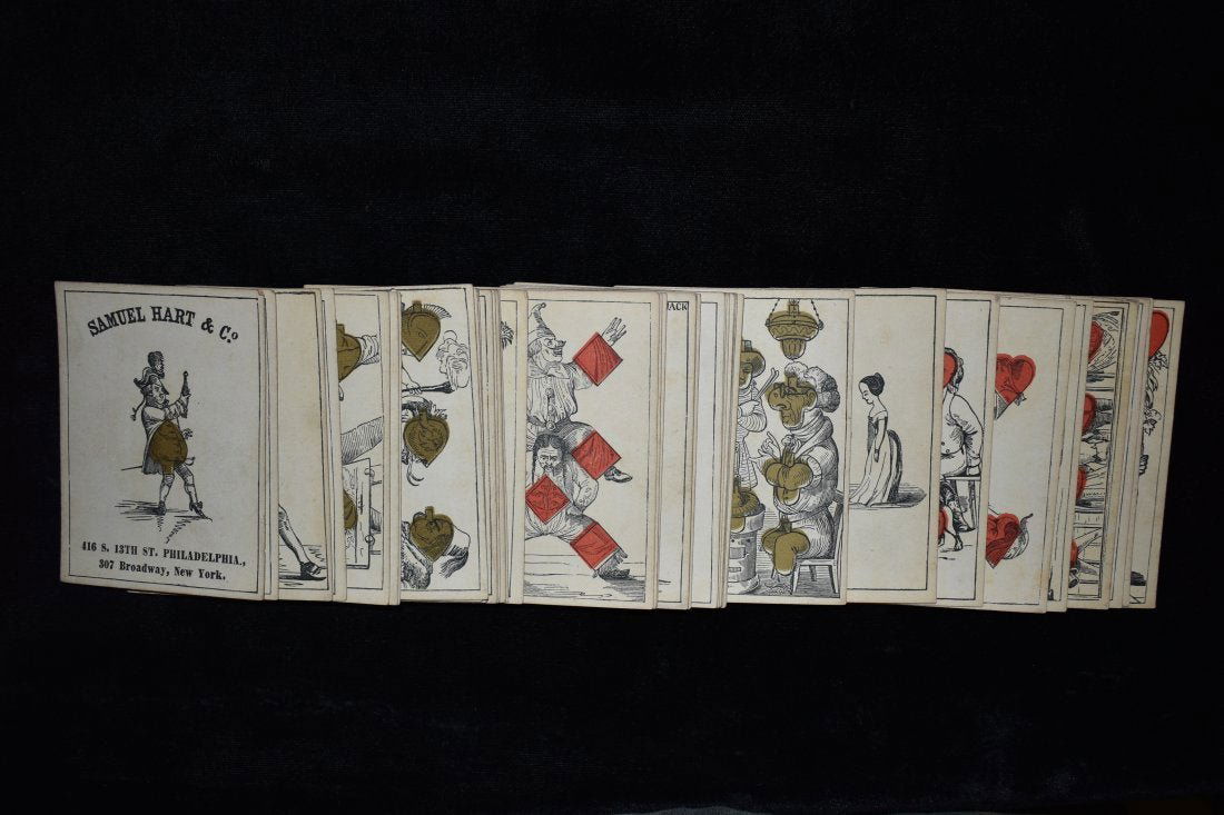 VERY RARE Samuel Hart Transformation Playing Cards (1 of 5)