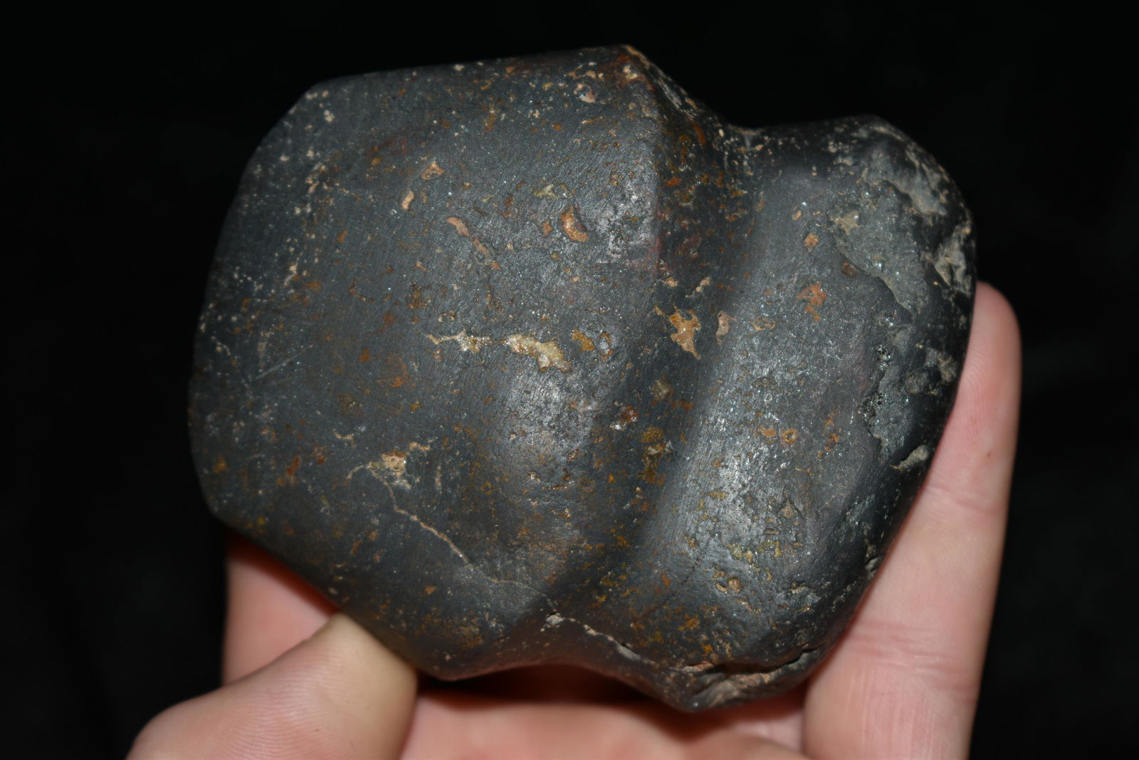 3 3/8" Hematite Full Groove Axe found in Clark Co., (1 of 5)