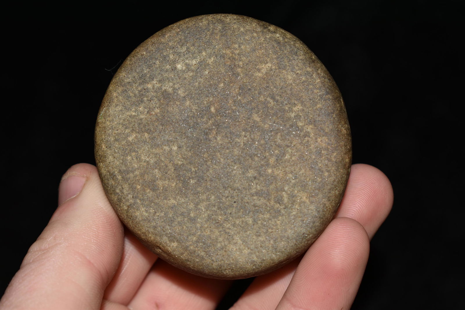 2 1/4" Gamestone/Discoidal found in Indiana Authentic (1 of 4)