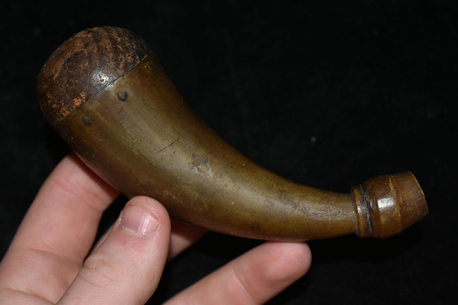 4 3/4" Powder Horn (1 of 6)