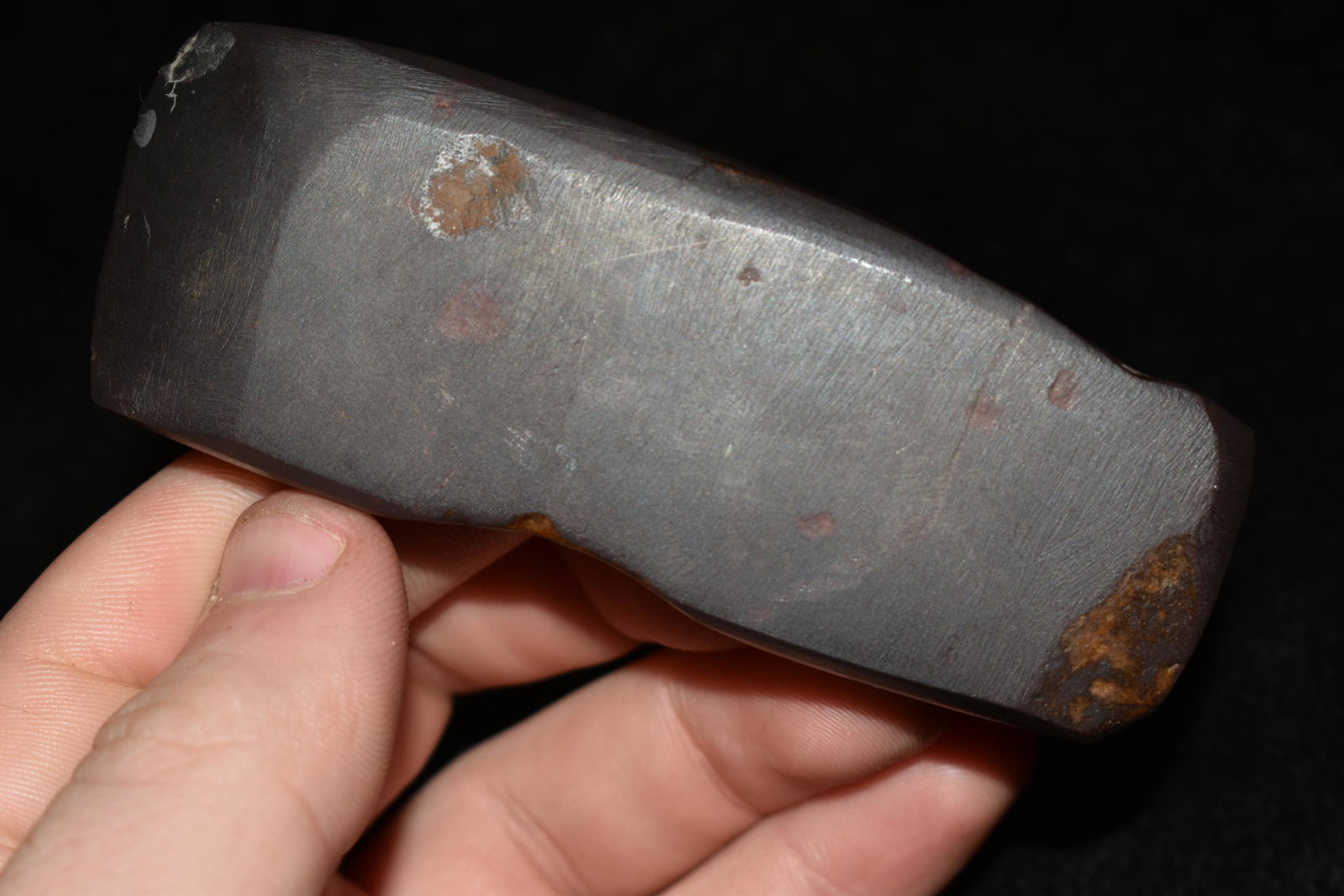 3 1/2" Hematite Celt found in Pettis Co., Missouri (1 of 6)