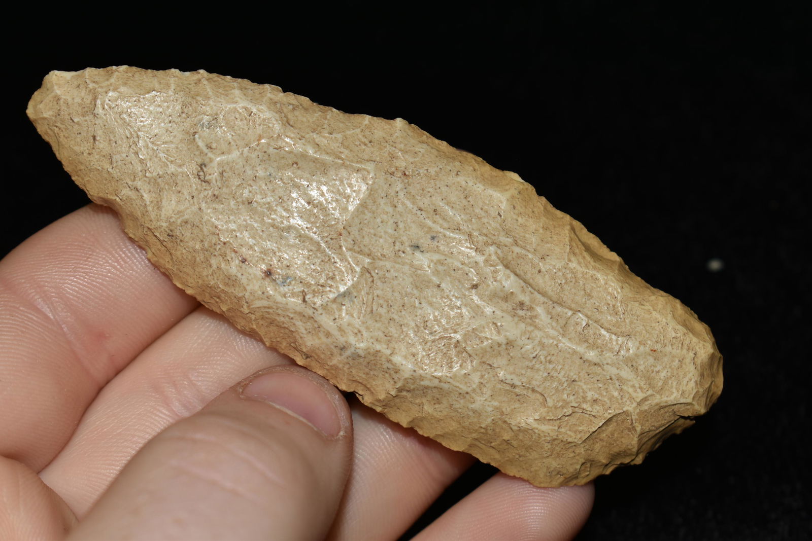 3 1/2" Paleo Blade found in Colorado, Ex. Robert Walter (1 of 4)