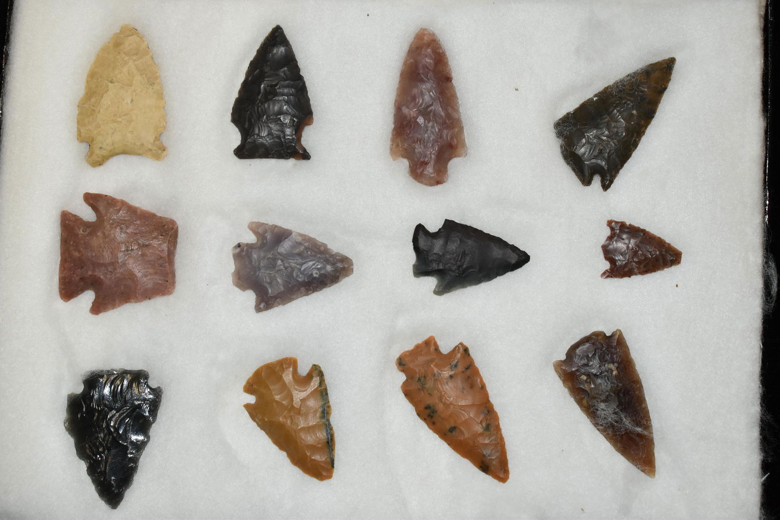 Lot of 12 Western Arrowheads Personal Find of Col. Phil (1 of 3)