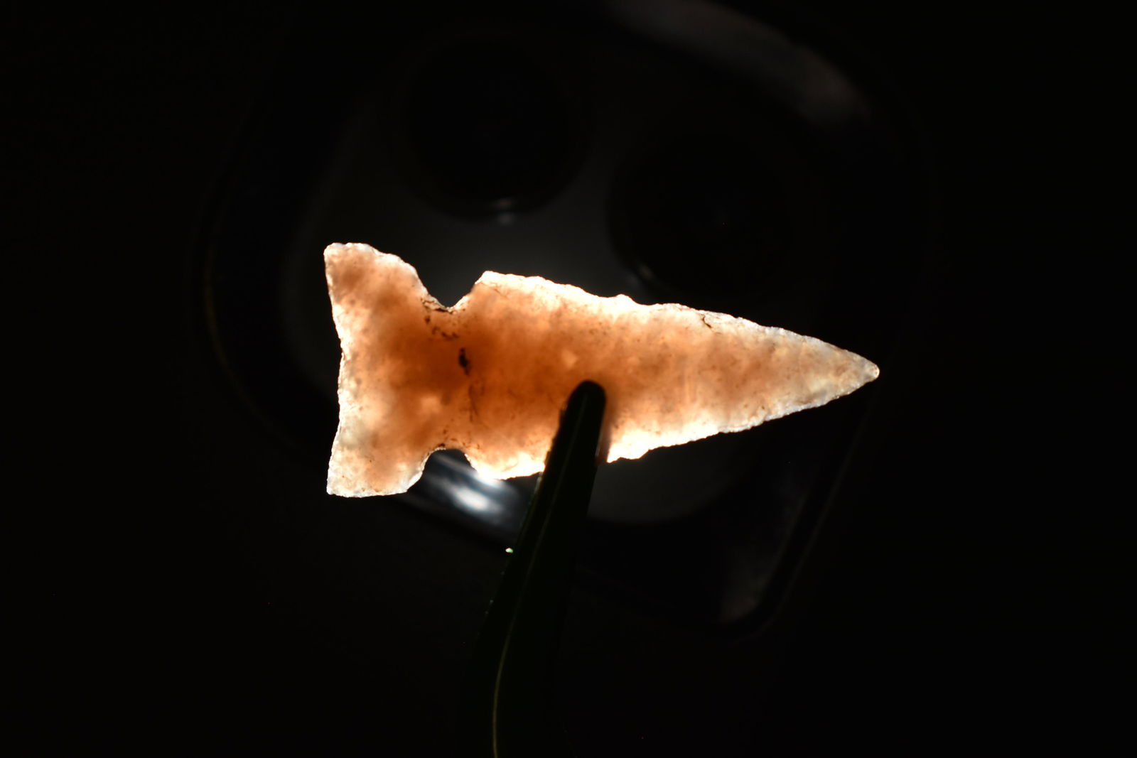 1 1/8" Cut Back Jaw Notched Point Personal Find of Col. (1 of 4)