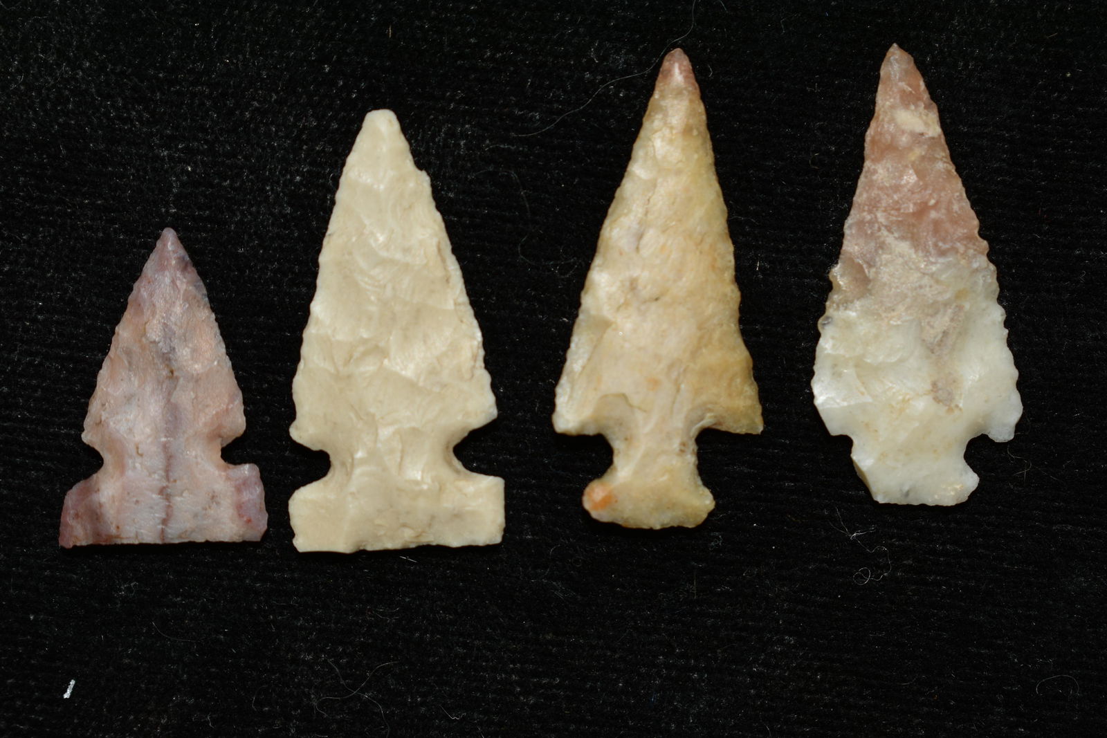 Lot of 4 Western Points Personal Find of Col. Philip B (1 of 2)