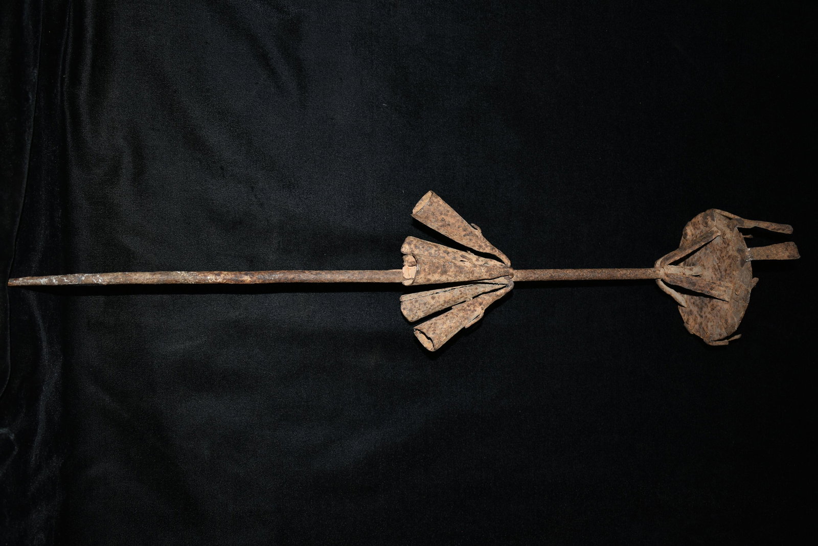 African Vintage African metal ceremonial bell. Nigeria (1 of 7)