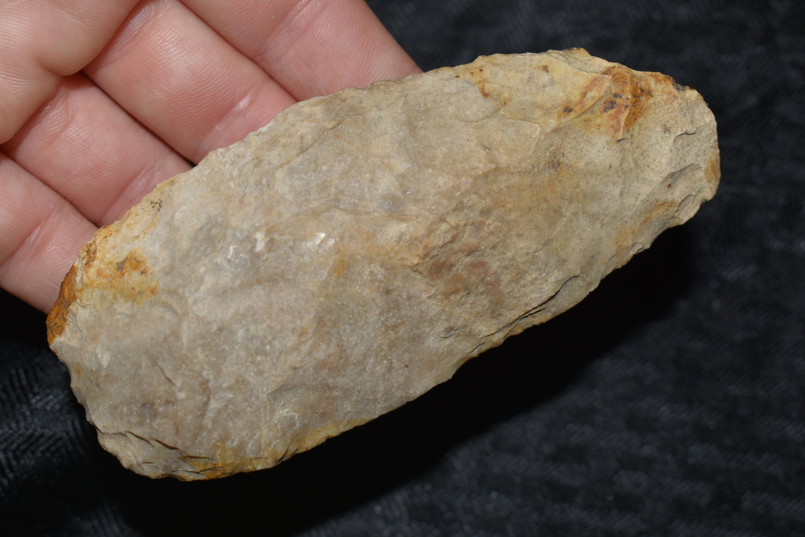 4 1/4" Flint Celt, MO, Native American Artifact: 4 1/4" Flint Celt, MO, Native American Artifact