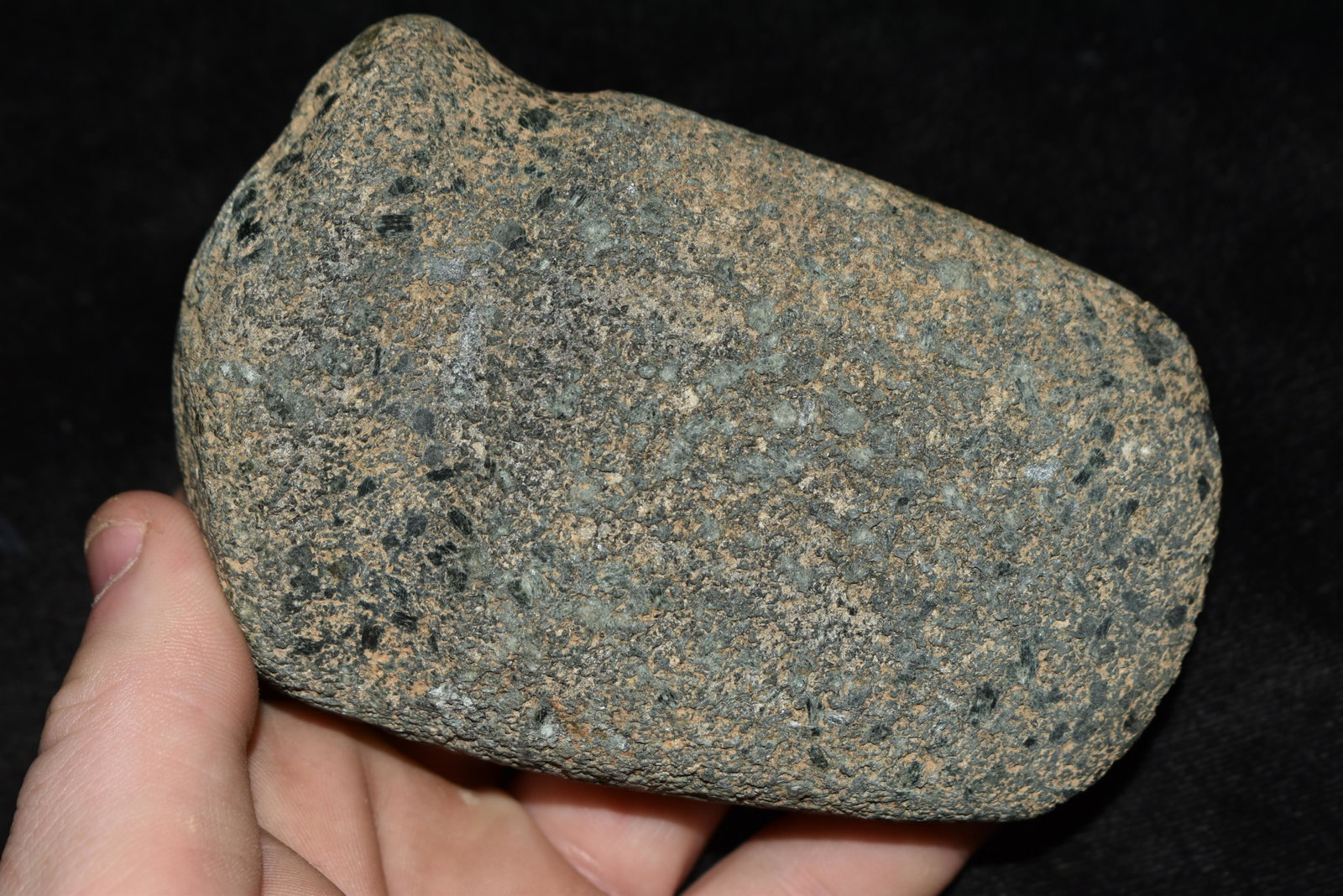 4 5/8" 3/4 Groove Axe found in Greene County, Illinois: 4 5/8" 3/4 Groove Axe found in Greene County, Illinois By Duane Freand Authentic Native American Arrowhead
