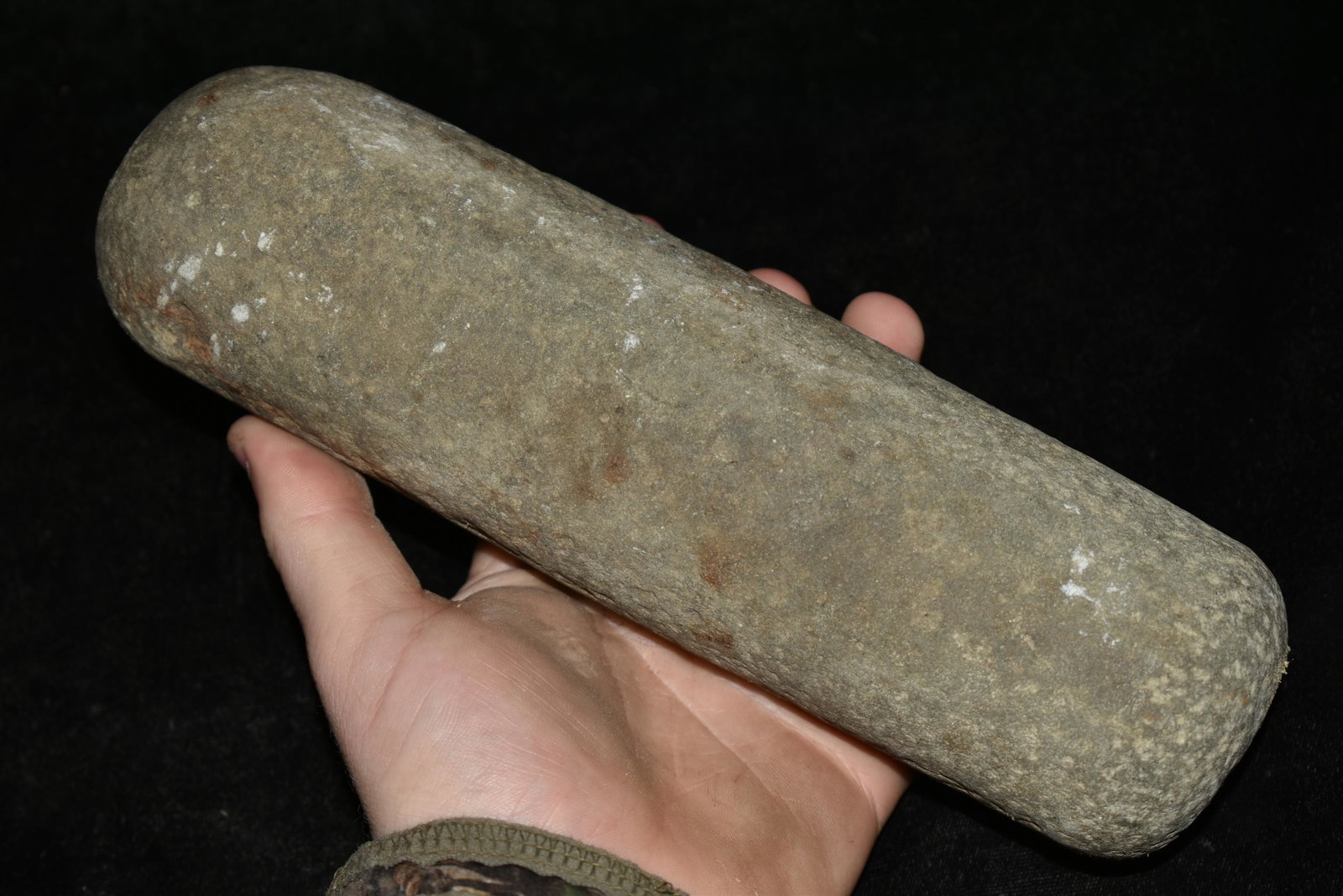 8 3/4" Roller Pestle found in Lycoming County,: 8 3/4" Roller Pestle found in Lycoming County, Pennsylvania Authentic Native American Arrowhead