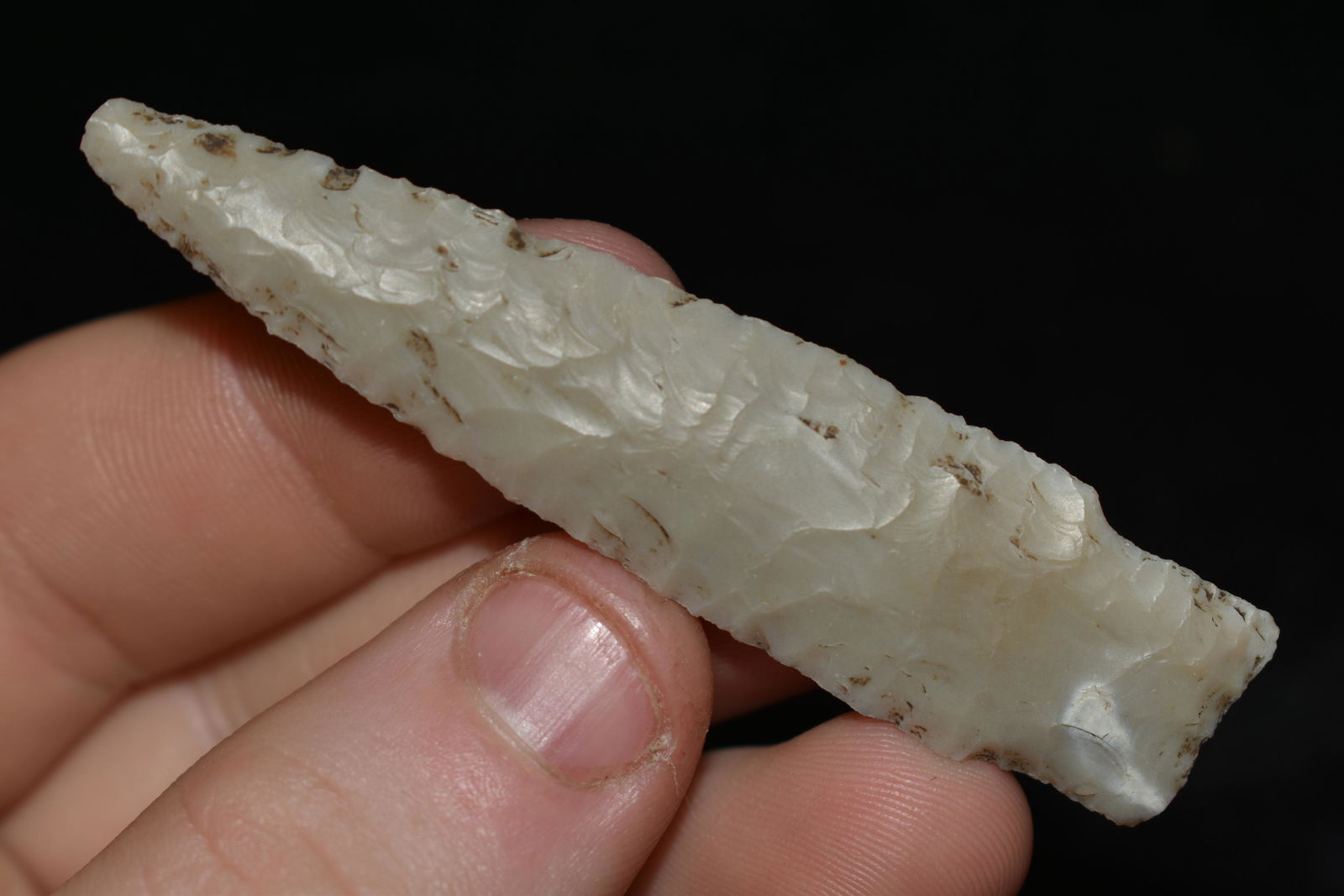 2 3/4" Early Stemmed Lanceolet, Found in Texas, (1 of 4)