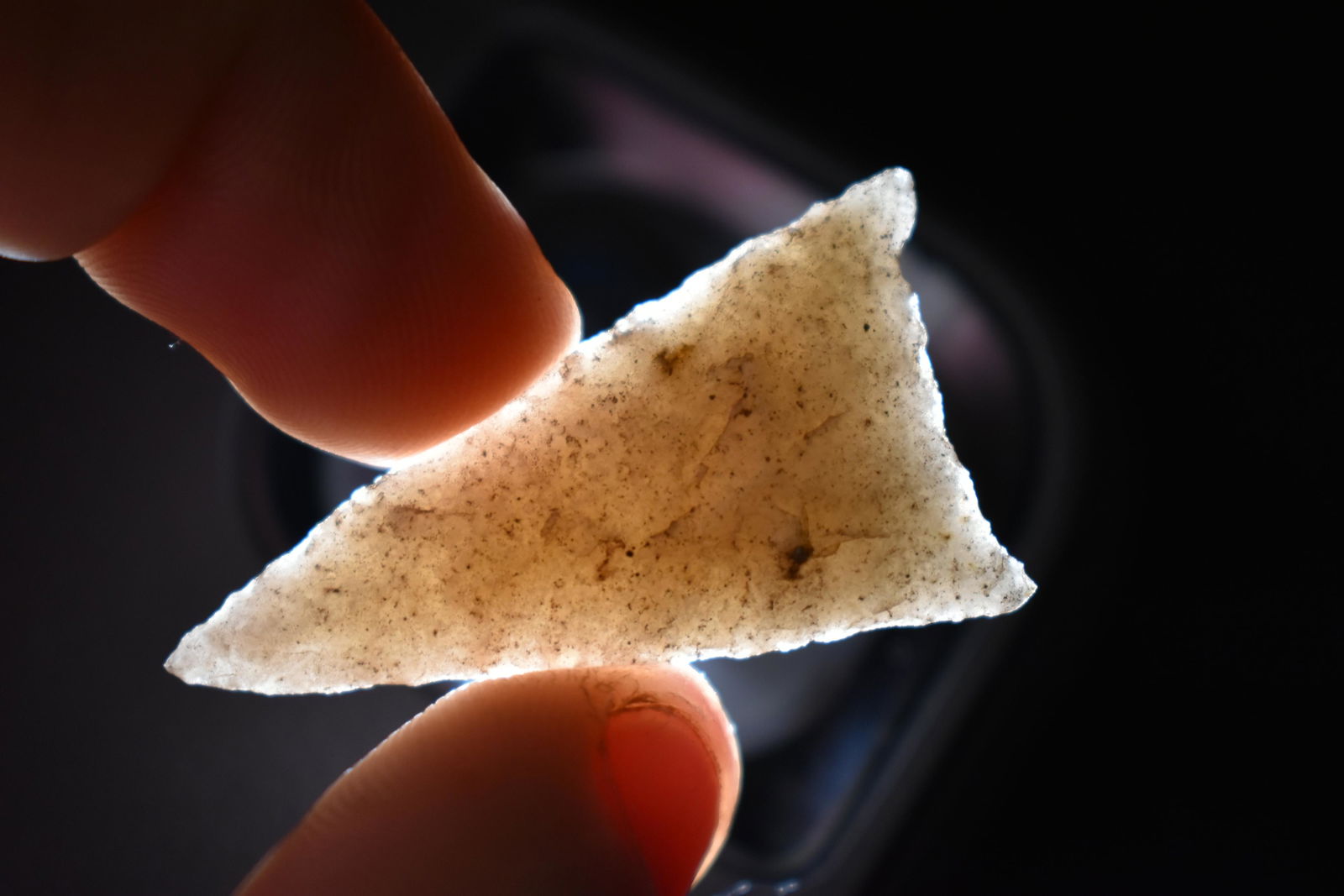 1 1/2" Triangle, Found in Texas, Authentic Native (1 of 5)