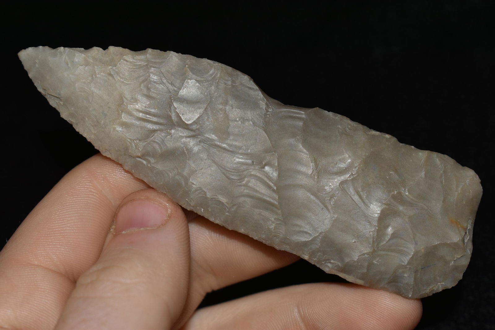 4 1/8" Archaic Blade found in Texas, extremely thin and (1 of 4)