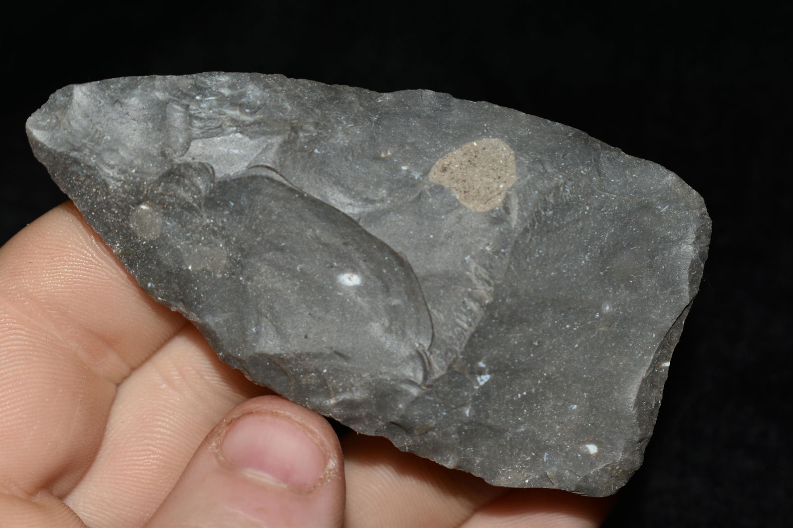 3 1/4" Kinny knife found in Texas, authentic Native (1 of 4)