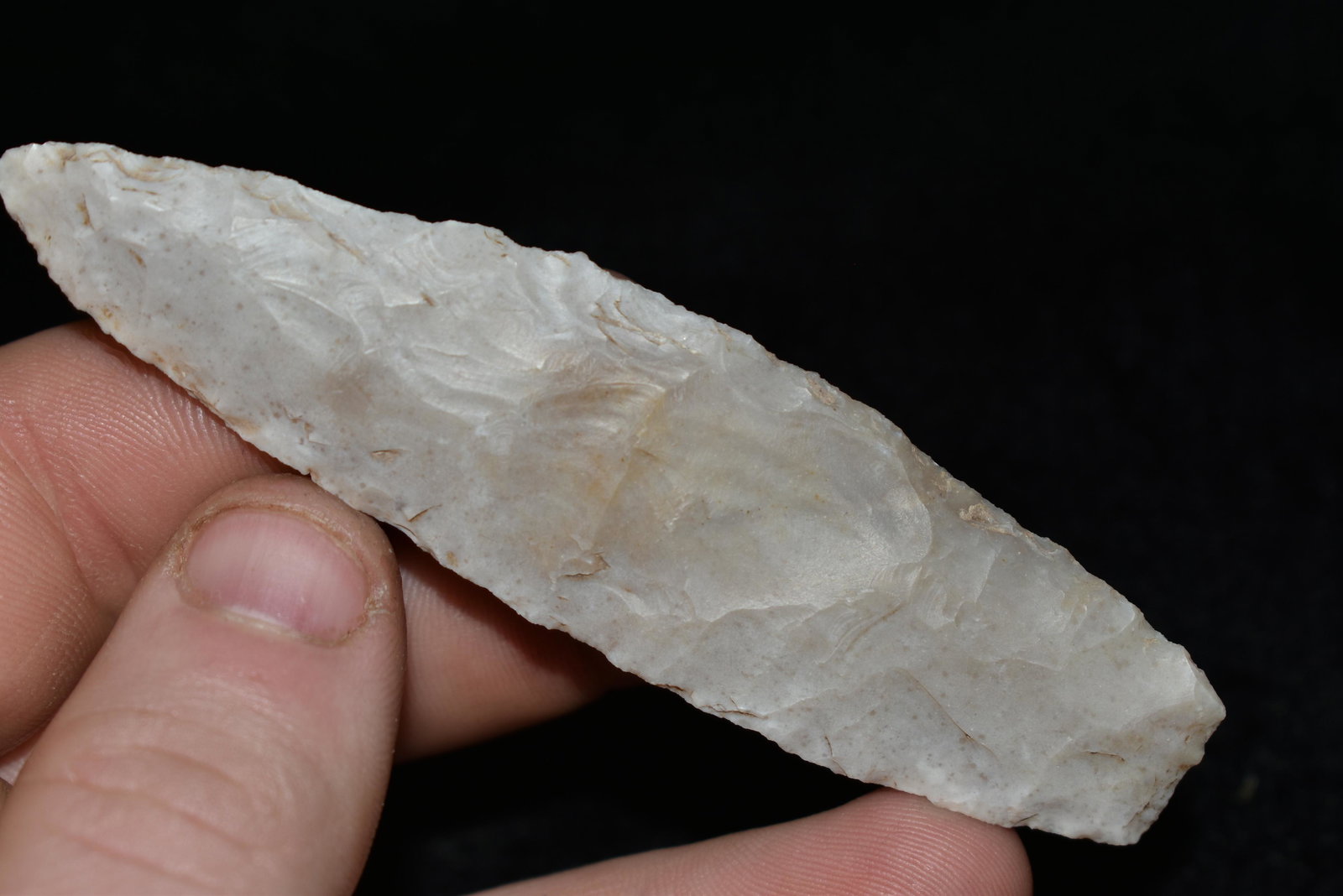 3 5/8 Paleo Angostura, Found in Texas Native American (1 of 4)