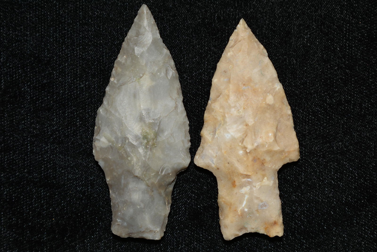 Lot of 2 Arrowheads Found in Texas, Native American (1 of 2)