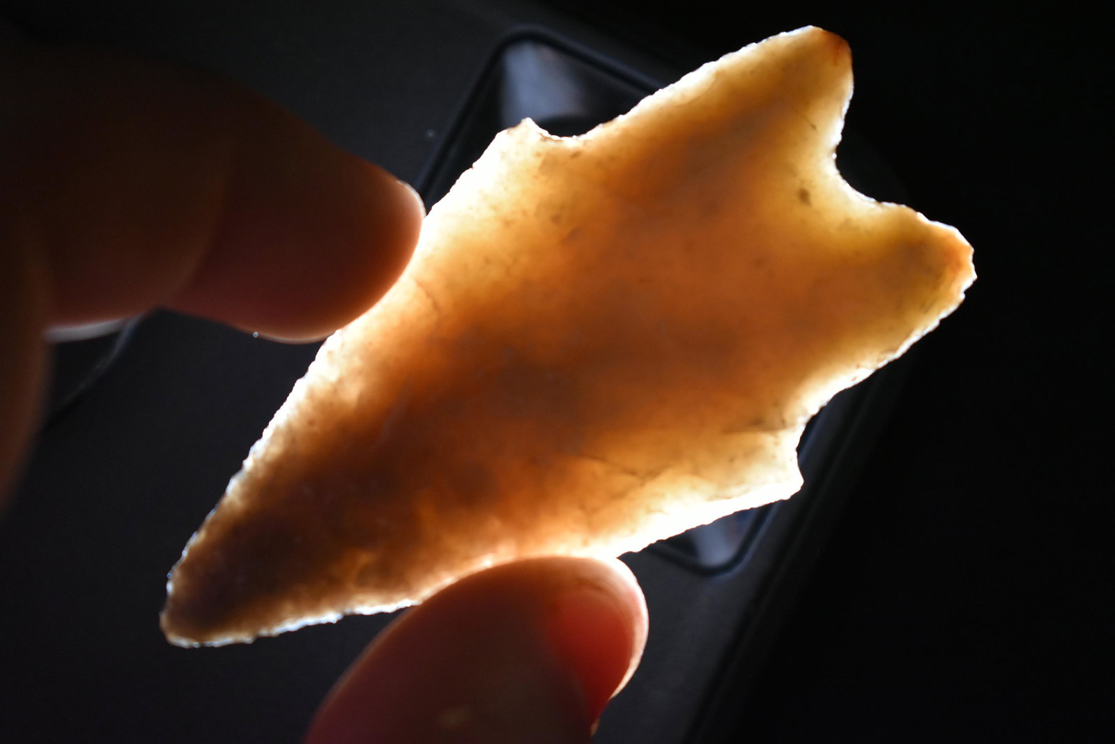 2 3/4" Jackie Stem, Semi-Transulcent, Found in Texas, (1 of 5)