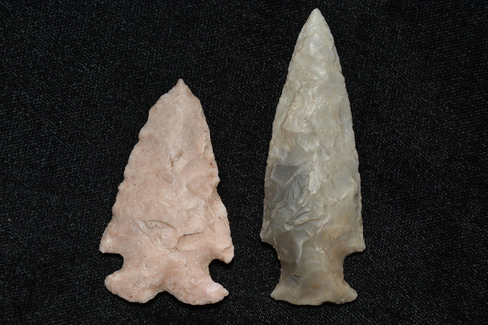 Lot of 2 Arrowheads, Found in Texas, Native American (1 of 2)