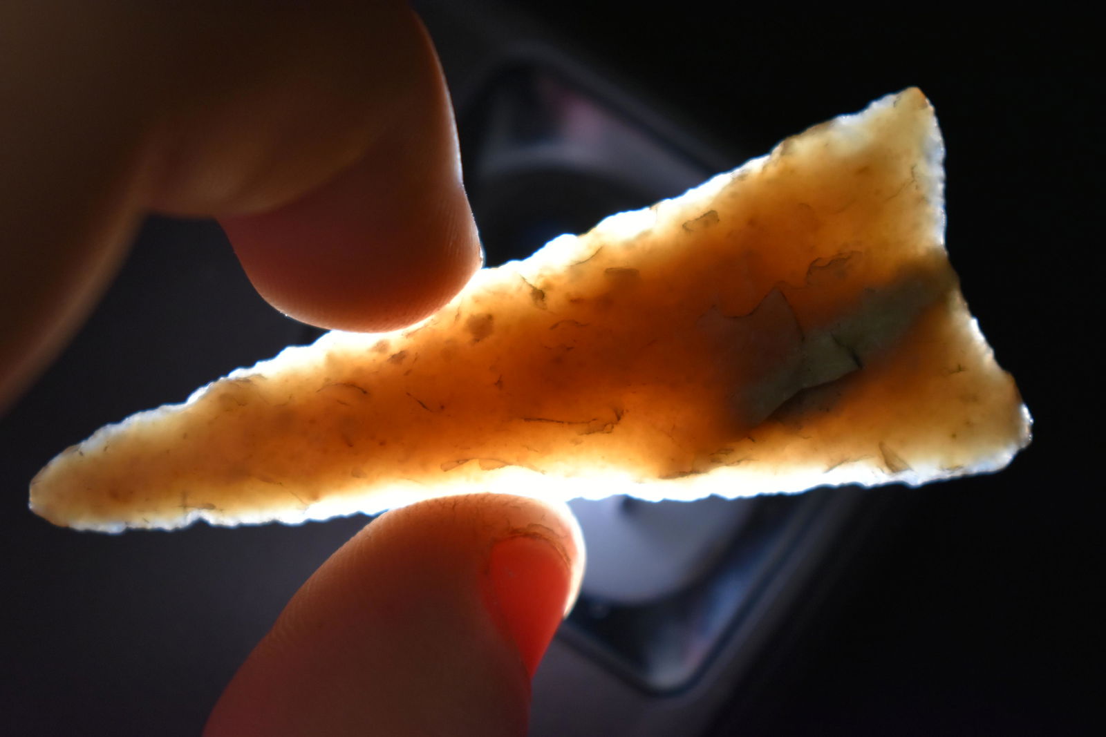 2 1/2" Semi-Translucent, St. Marys Haul Paleo Point, (1 of 5)