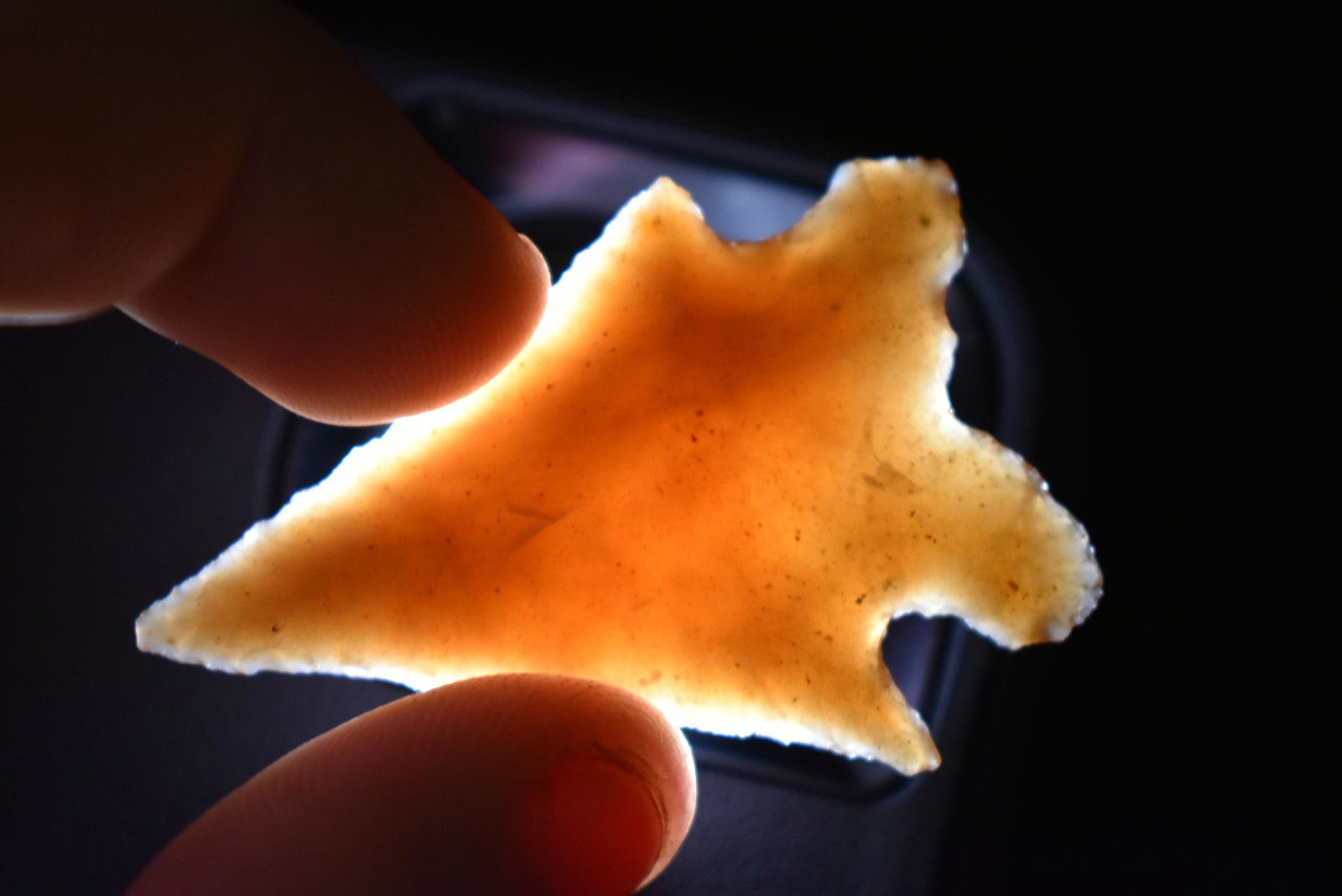 2" Highly Translucent, Frio, Found in Texas, Native (1 of 5)