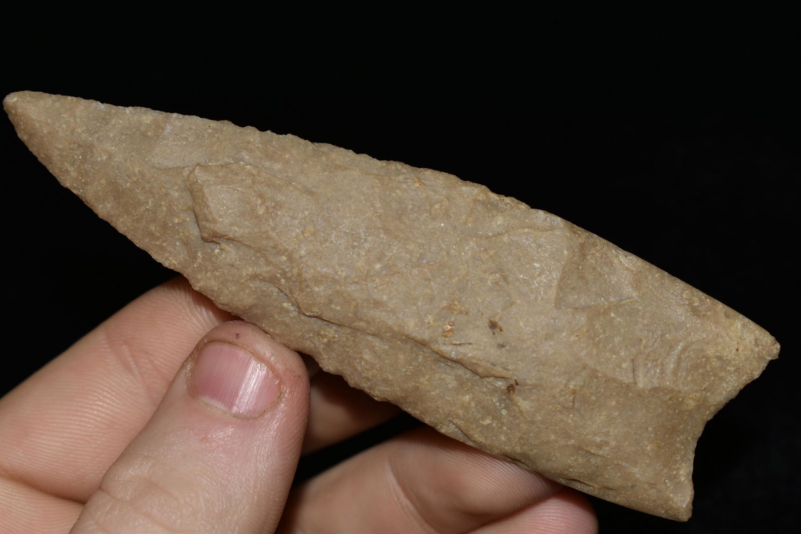 4" Dalton, Super Ground Base, Found in Texas, Native (1 of 4)