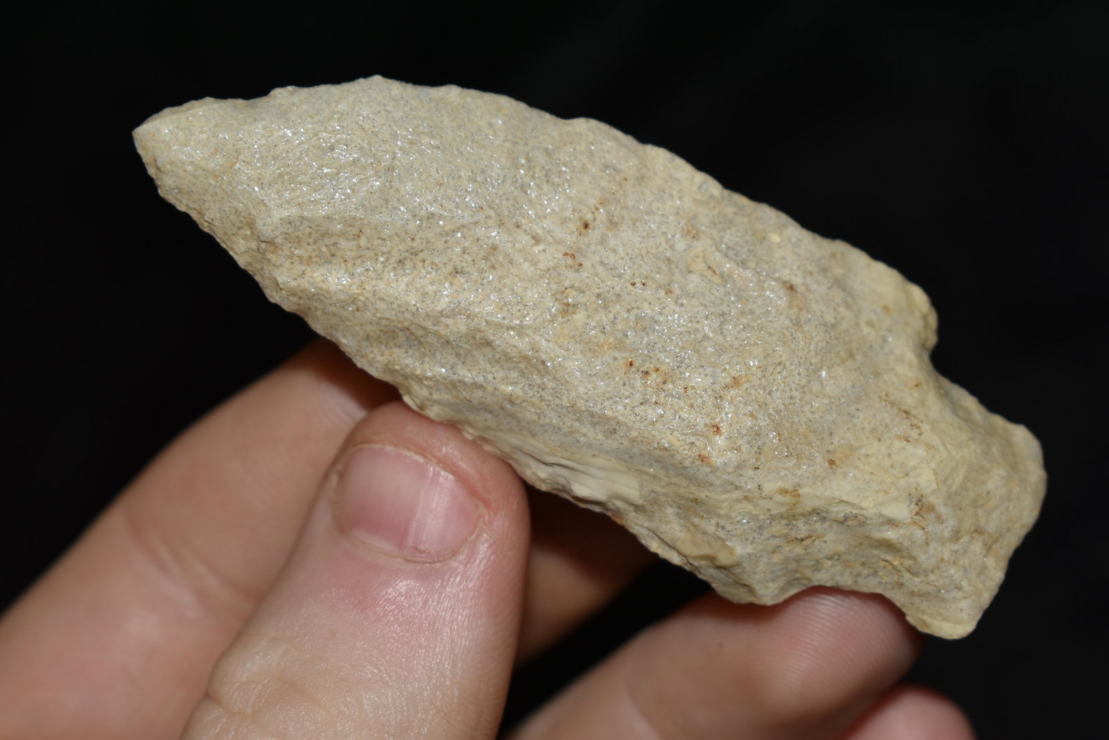 3" Stemmed Point found in Arkansas, Ex. Jerry Dickey (1 of 4)