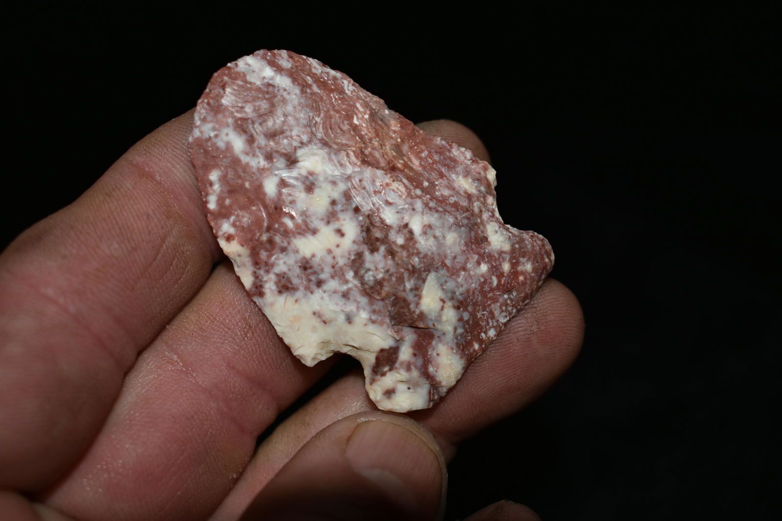 2" Strawberry Burlington Hopewell: 2" Strawberry Burlington Hopewell Found in Audrain County, Mo by Dennis Singleton. Authentic Ancient Pre-Historic Native American Indian Artifact Arrowhead