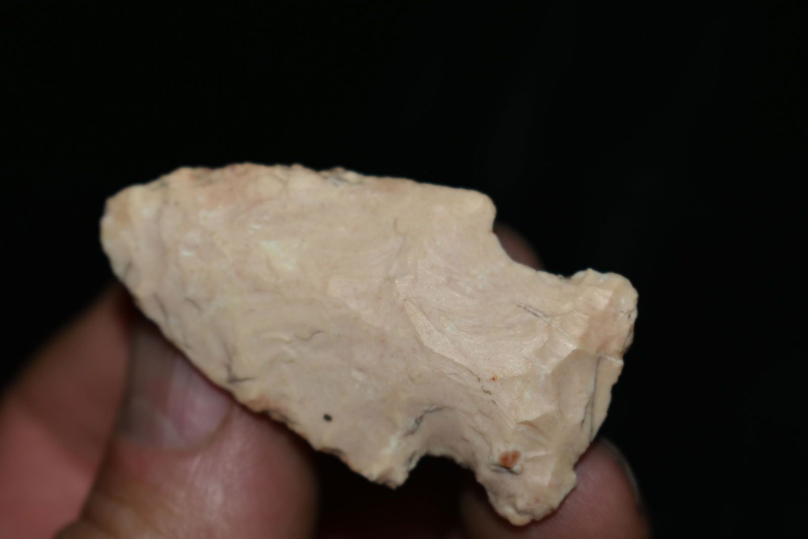 2 3/8" Ferry Arrowhead: 2 3/8" Ferry Arrowhead Found in Audrain County, Mo by Dennis Singleton. Authentic Ancient Pre-Historic Native American Indian Artifact