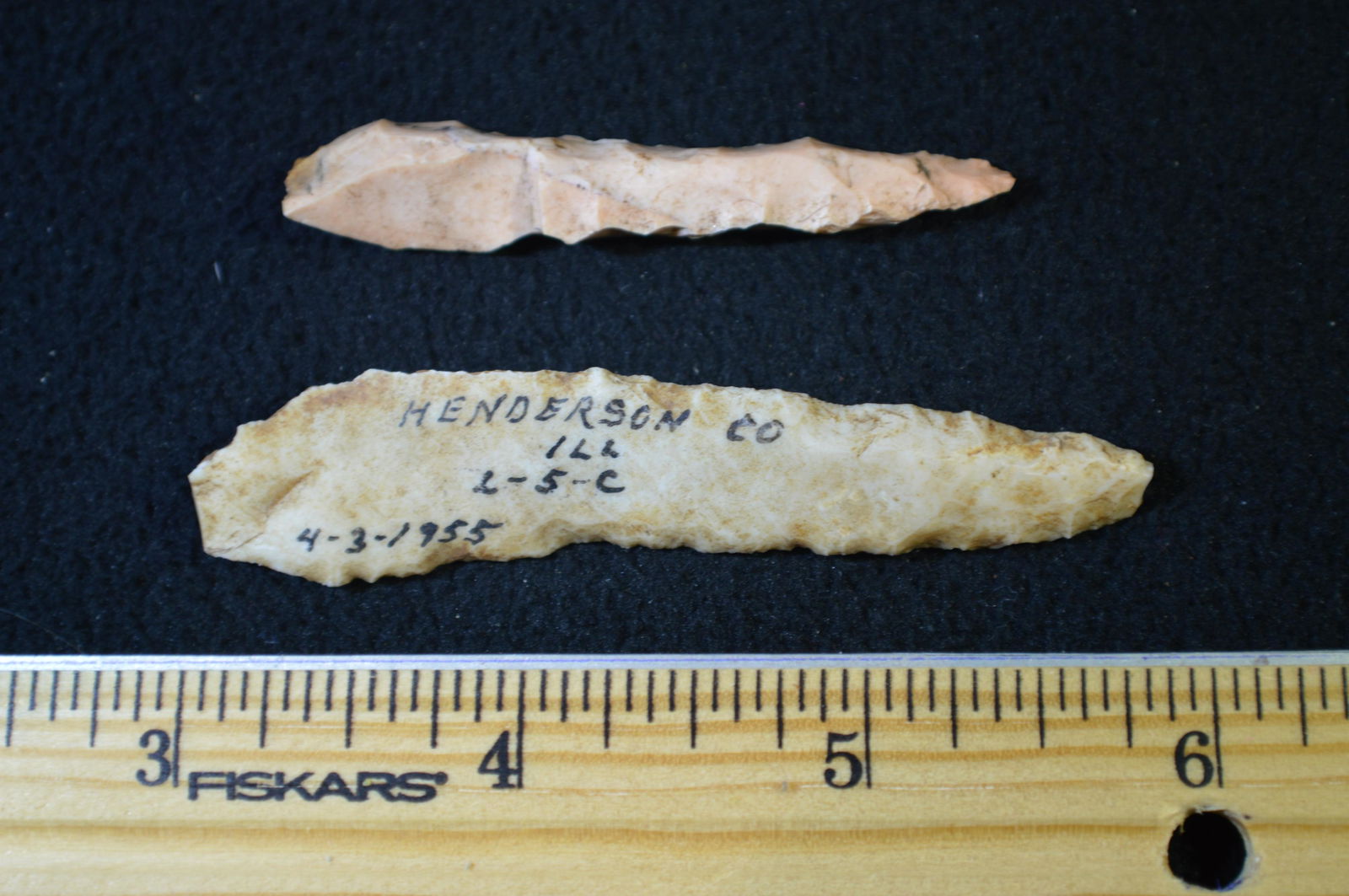 Drill and Flake Knife Longest is 2 15/16" (1 of 2)