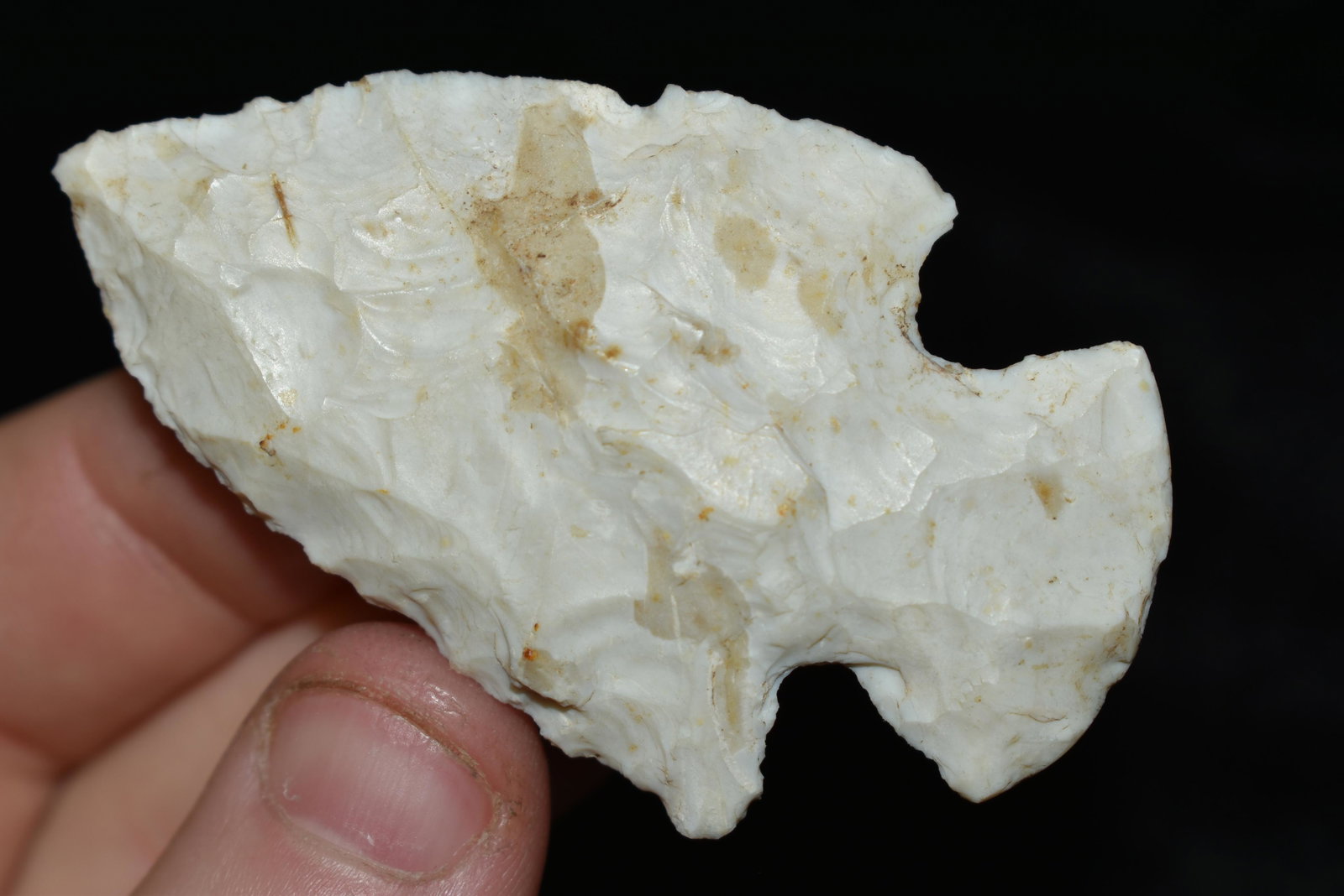 2 3/8" Snyders found in Scott Co., Illinois by Steve: 2 3/8" Snyders found in Scott Co., Illinois by Steve Koch Authentic Native American Arrowhead