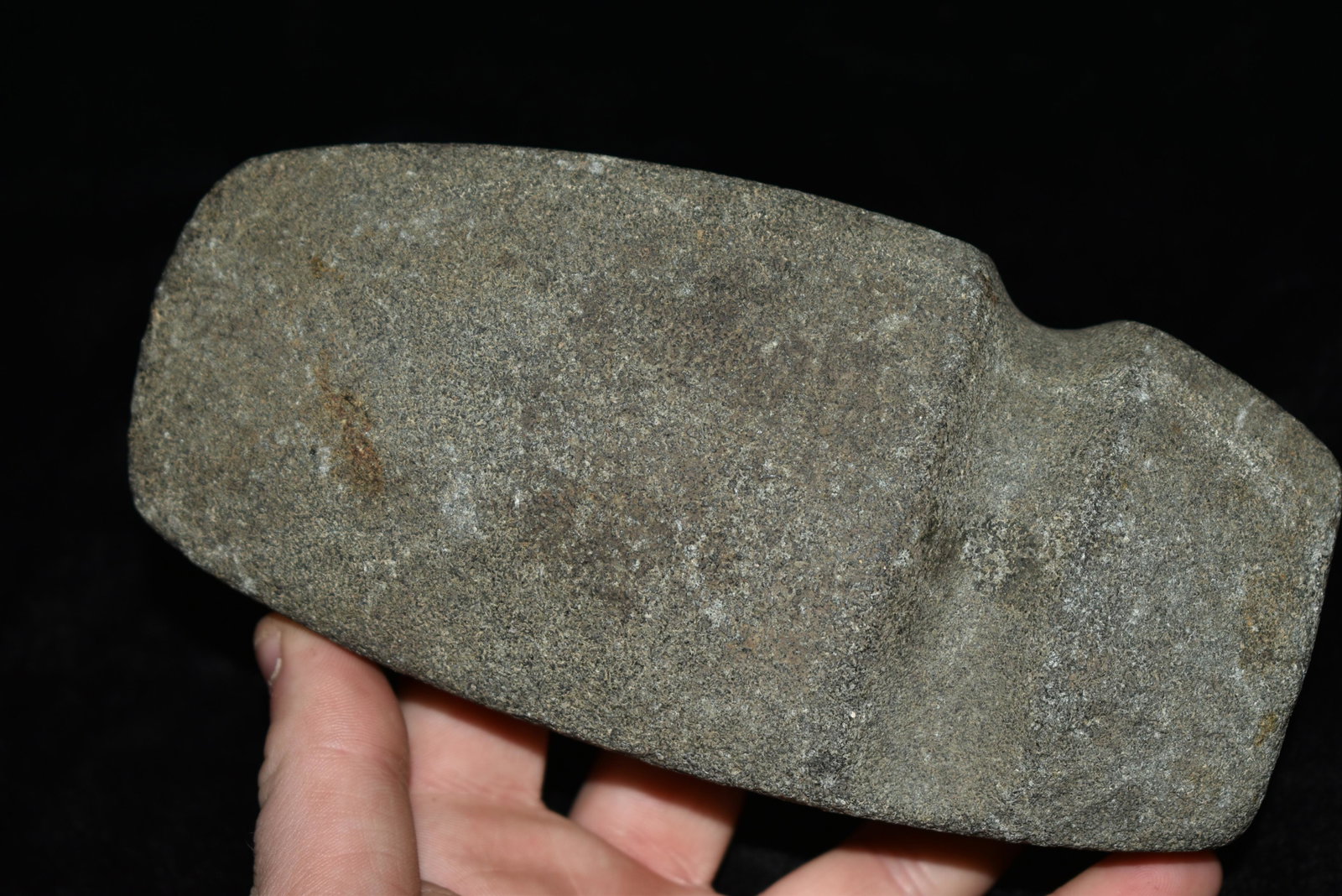 6 1/2" Three Quarter Groove Axe, This lot comes out of: 6 1/2" Three Quarter Groove Axe, This lot comes out of the lifetime collection of C. Michael Kussman of Marceline Missouri. Mr. Kussman was a avid livestock auctioneer who through that found a passion