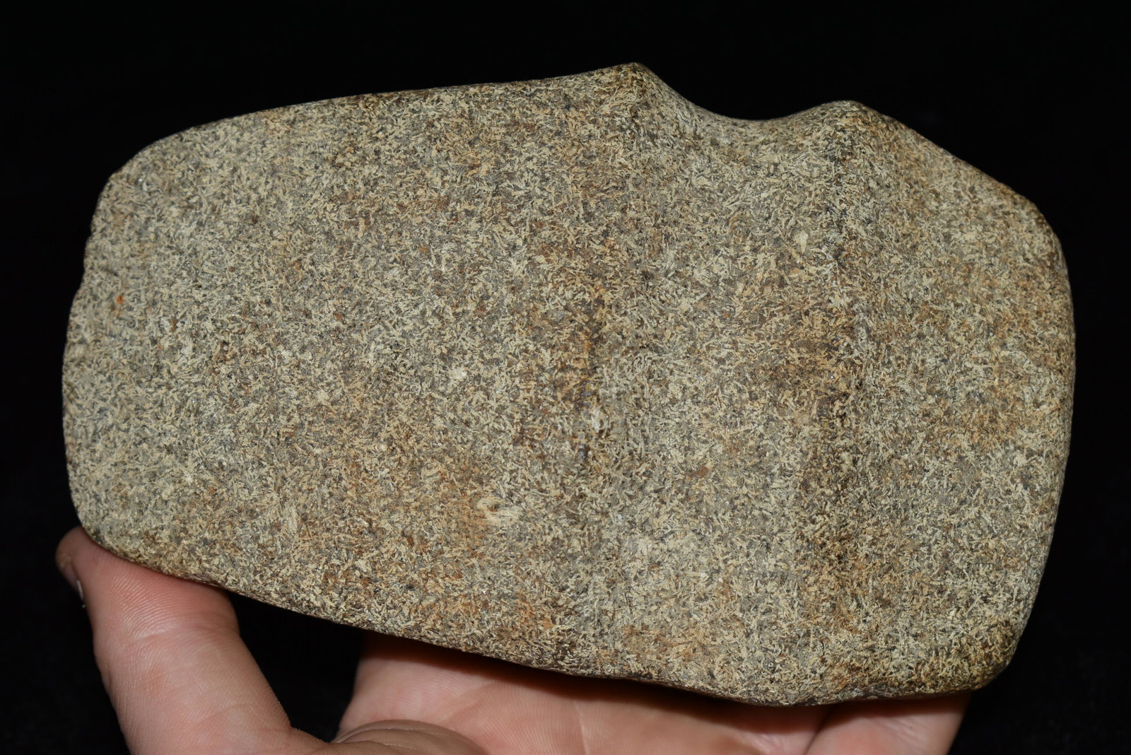 5 7/8" thre Quarter Groove Axe, Great Flutes, This lot: 5 7/8" thre Quarter Groove Axe, Great Flutes, This lot comes out of the lifetime collection of C. Michael Kussman of Marceline Missouri. Mr. Kussman was a avid livestock auctioneer who through that fo