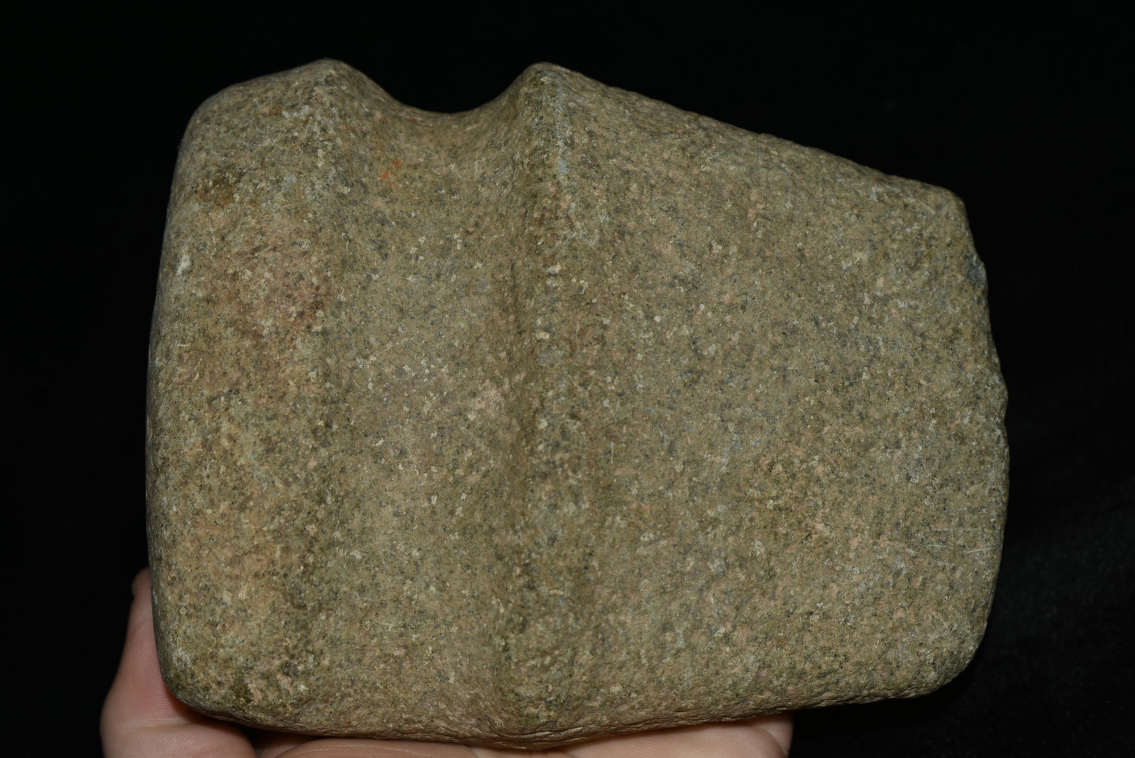5 1/4" Three Quarter Groove Axe, This lot comes out of: 5 1/4" Three Quarter Groove Axe, This lot comes out of the lifetime collection of C. Michael Kussman of Marceline Missouri. Mr. Kussman was a avid livestock auctioneer who through that found a passion