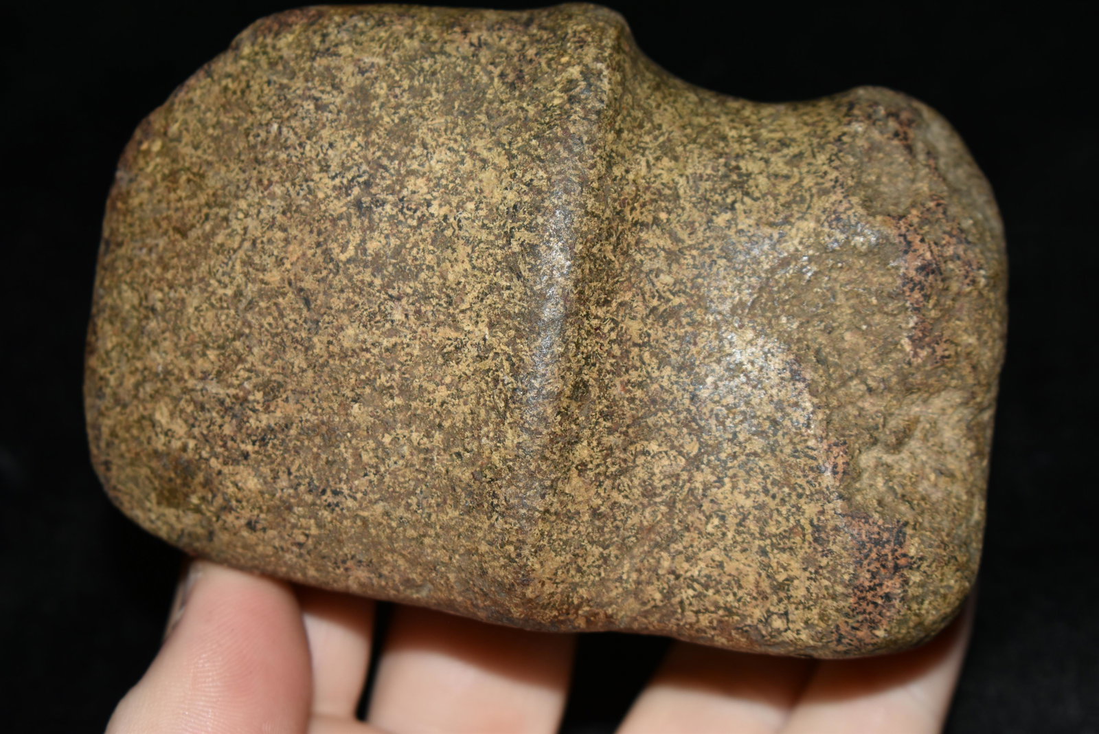3 7/8" Three Quarter Groove Axe, This lot comes out of: 3 7/8" Three Quarter Groove Axe, This lot comes out of the lifetime collection of C. Michael Kussman of Marceline Missouri. Mr. Kussman was a avid livestock auctioneer who through that found a passion