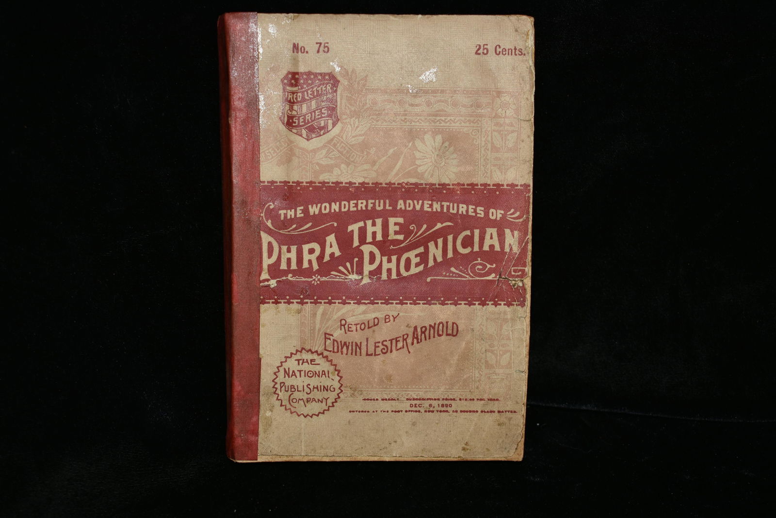The Wonderful Adventures of Phra 1890 1st Ed: The Wonderful Adventures of Phra the Phoenician by Edwin Lester Arnold. Published by Harper and Brothers 1890. 1st Edition. Overall Good condition for its age. Has some wear to cover edges. Original p