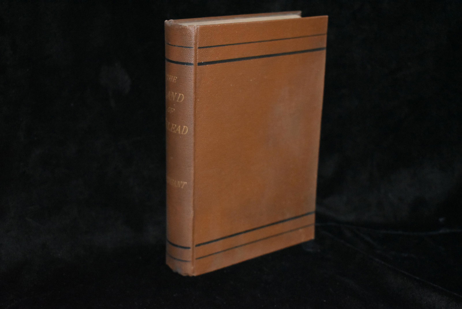 1881 THE LAND OF GILEAD: THE LAND OF GILEAD, WITH EXCURSIONS IN THE LEBANON by Lawrence Oliphant. Published by D. Appleton & Company (1881). Publishers original embossed brown cloth hardback with black and gold print/gilt. Ve