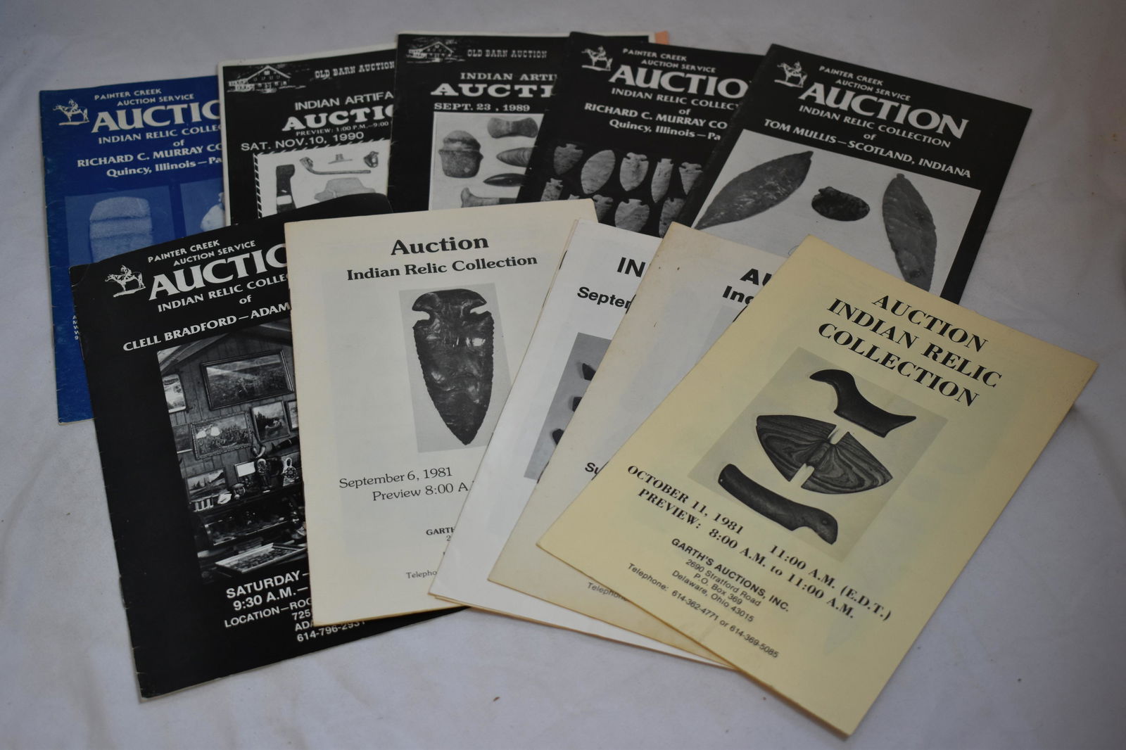 Lot of Auction Indian Relic Collection Booklets, - Mar 14, 2021 ...
